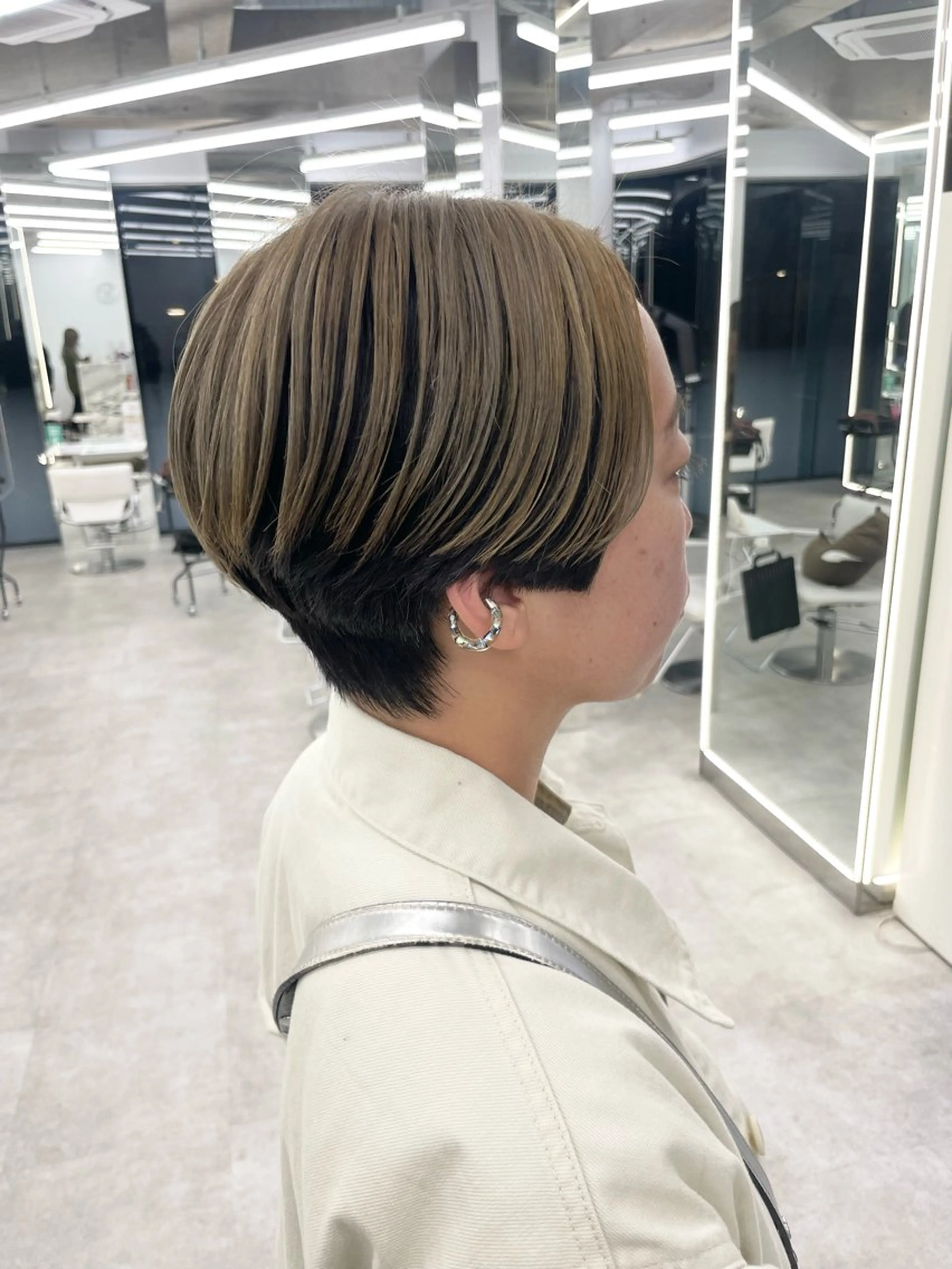 ショート カラー ヘアアレンジ カット ヘアカラー 【Brown】おじま のぞみのヘアスタイル