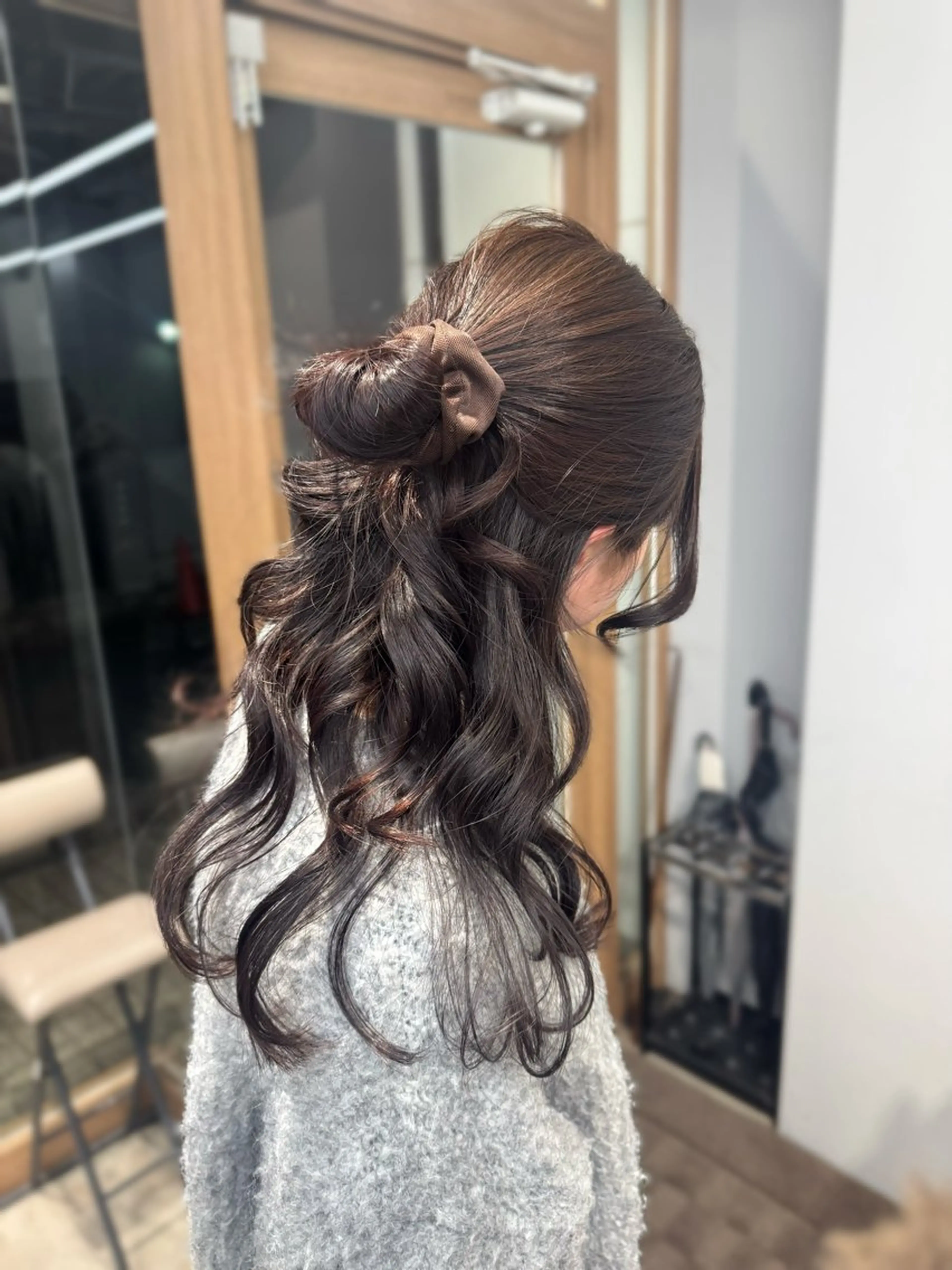 ロング ヘアカラー トリートメント ヘアセット ブリーチ/艶カラー/ sakura❤︎のヘアスタイル