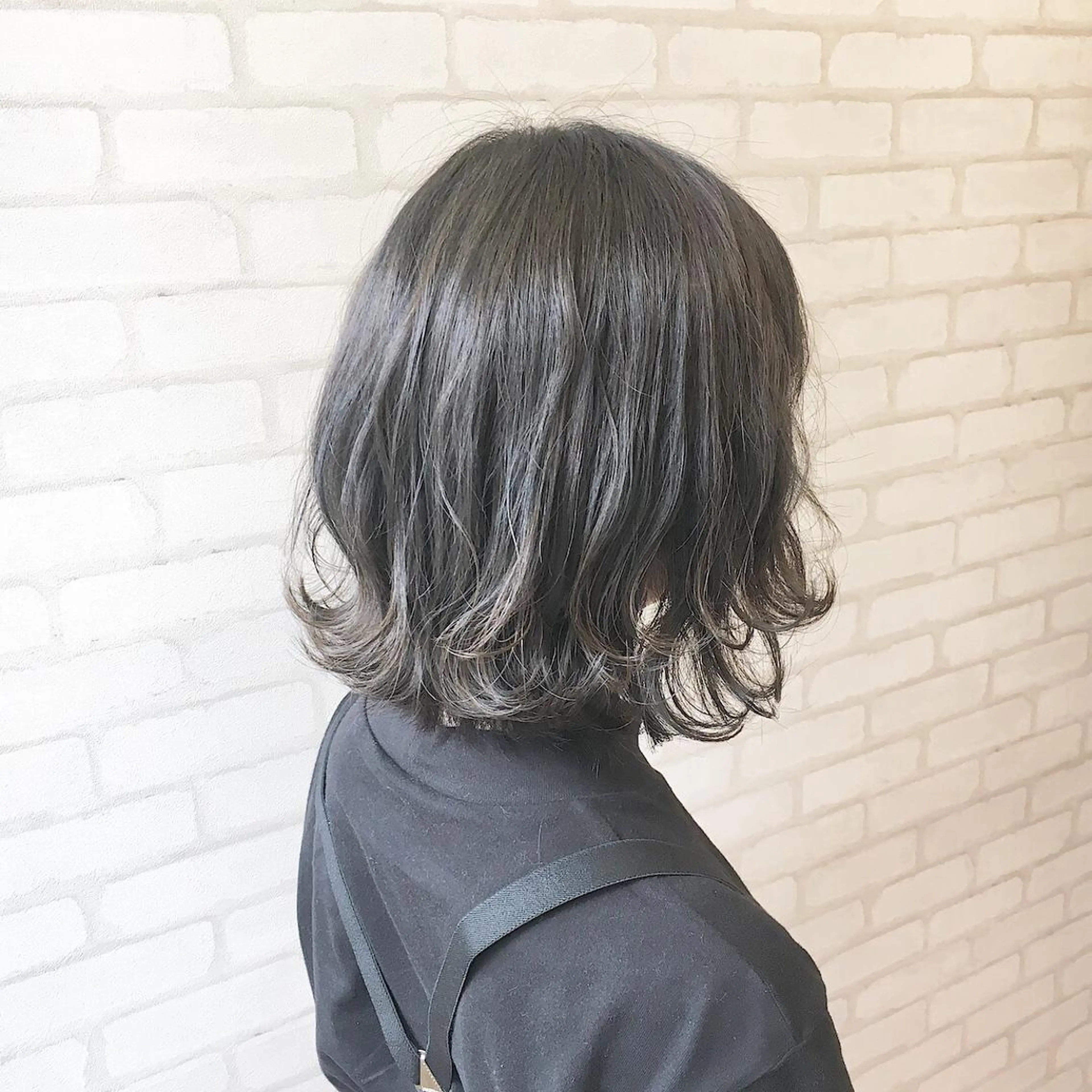 ミディアム カラー ダークグレー ヘアカラー トリートメント ヘッドスパ ✨艶髪✨透明感✨ 山内大樹のヘアスタイル