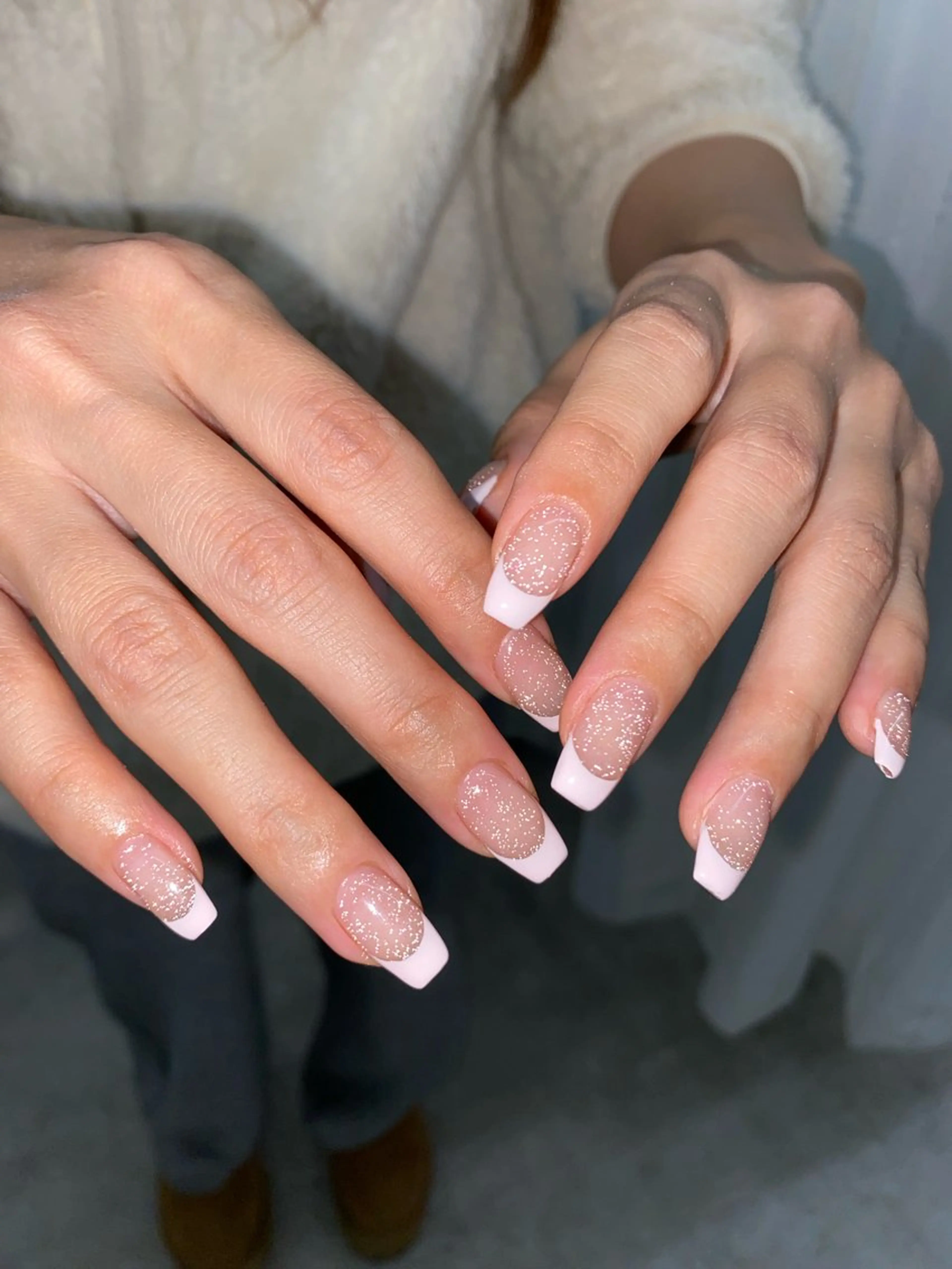 ネイル フラッシュネイル フレンチネイル REINA ルレイル心斎橋のネイルデザイン