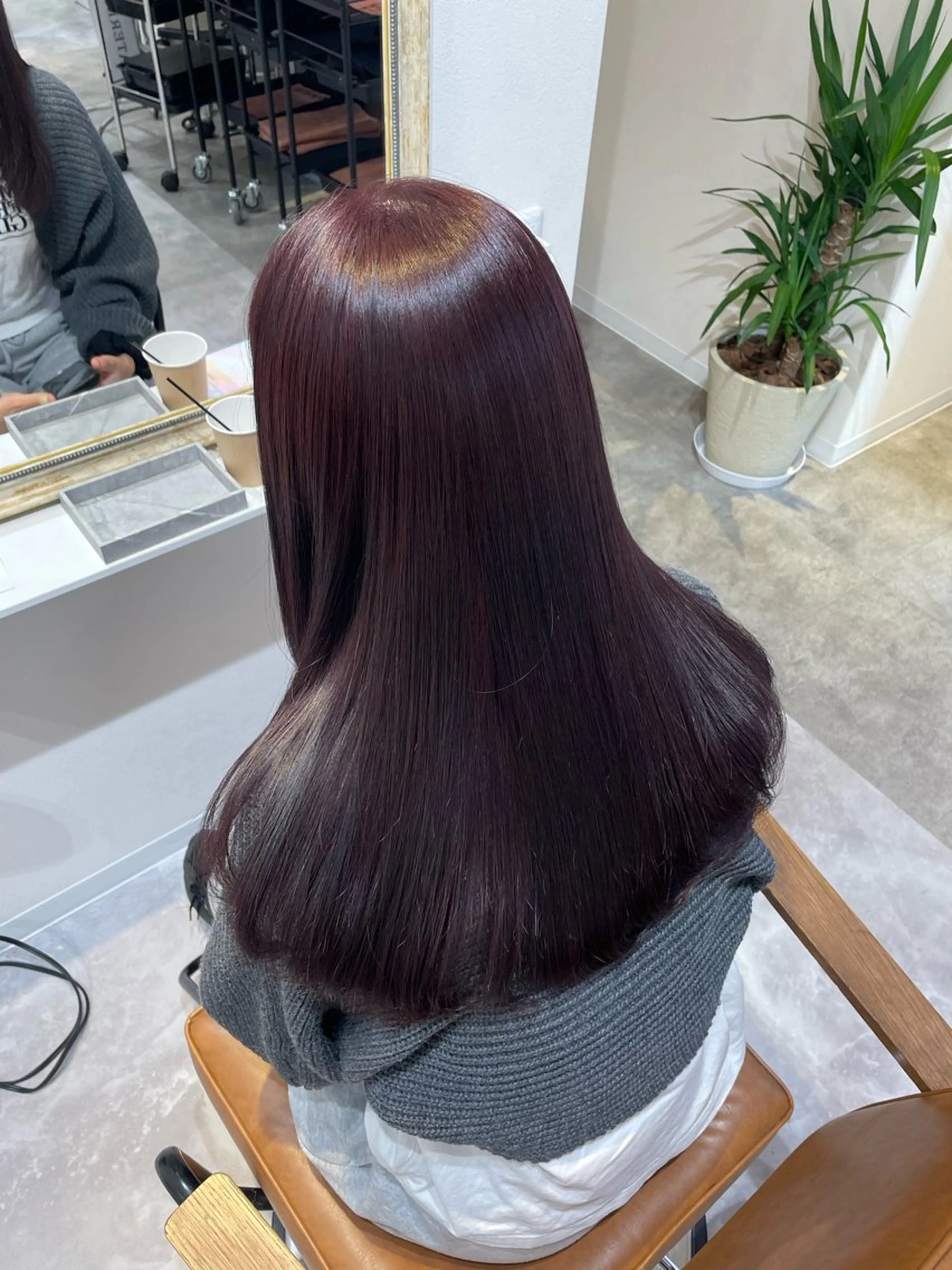 ロング トリートメント ヘアカラー 似合わせカラー 梅田 ayanaのヘアスタイル