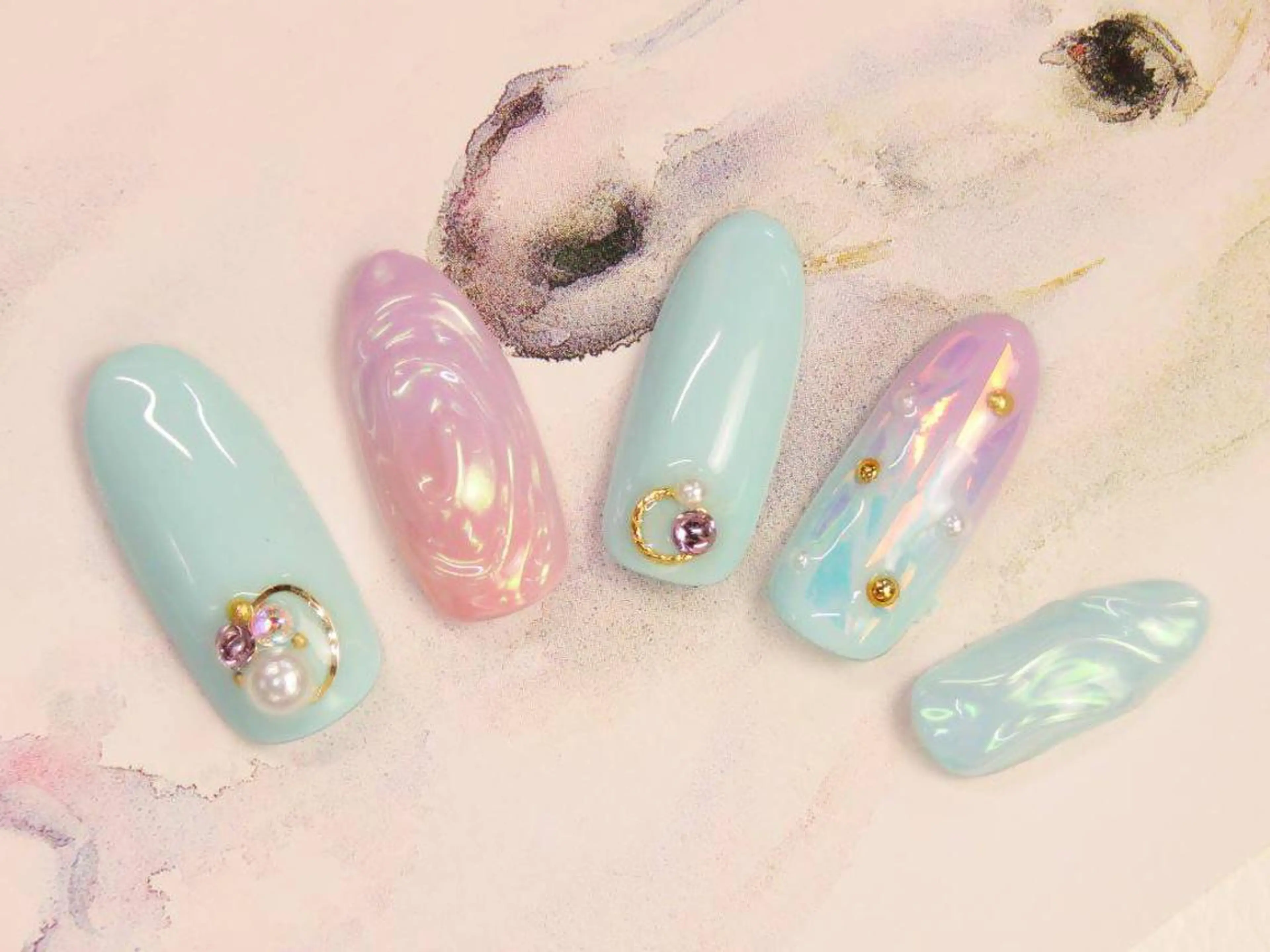 ネイル 🧸熊谷 かほ🧸のネイルデザイン