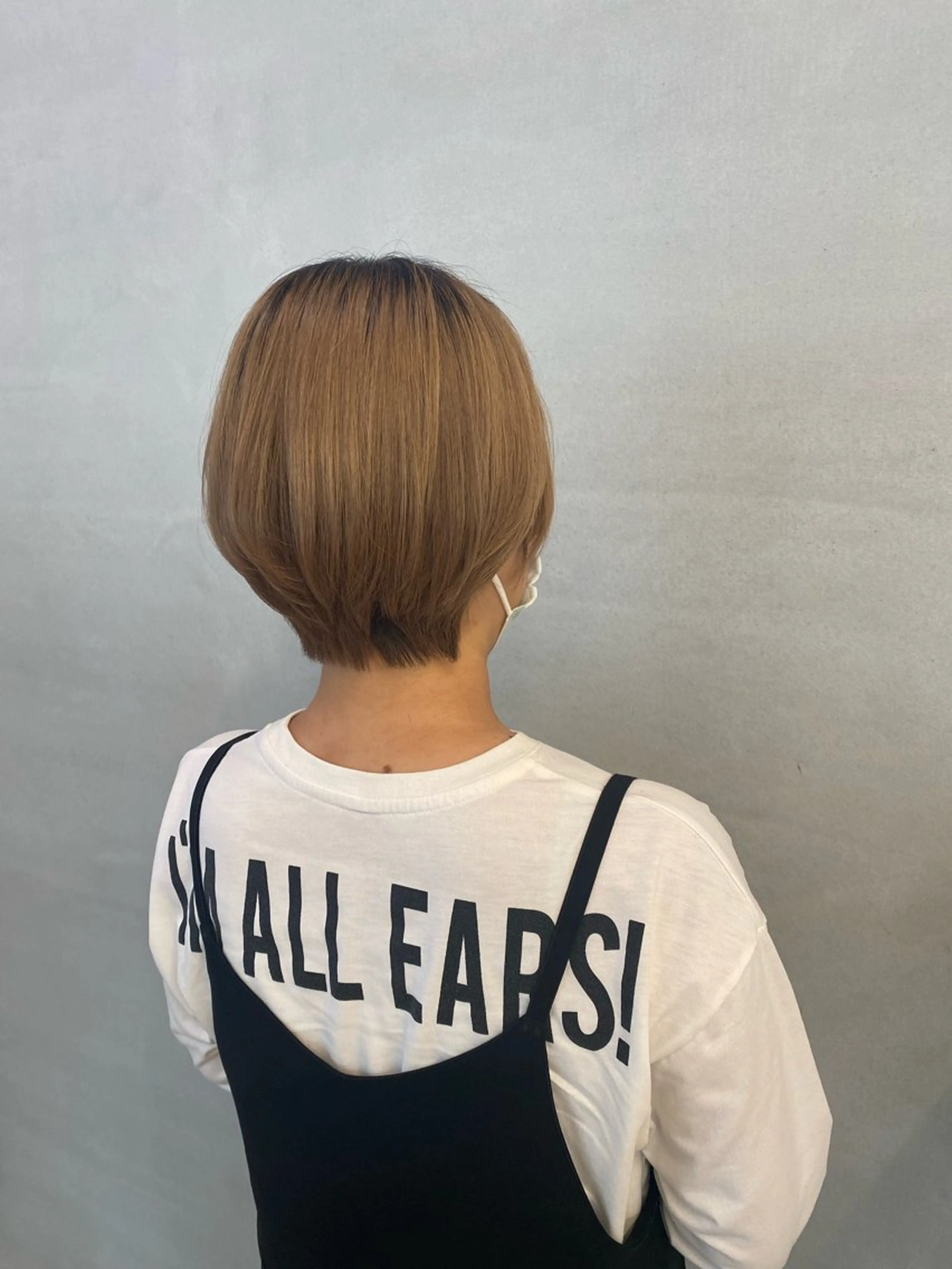 ショート カラー ベージュカラー ショートヘア カット ヘアカラー ♡ウルフ/レイヤー ハイトーン/yucoのヘアスタイル