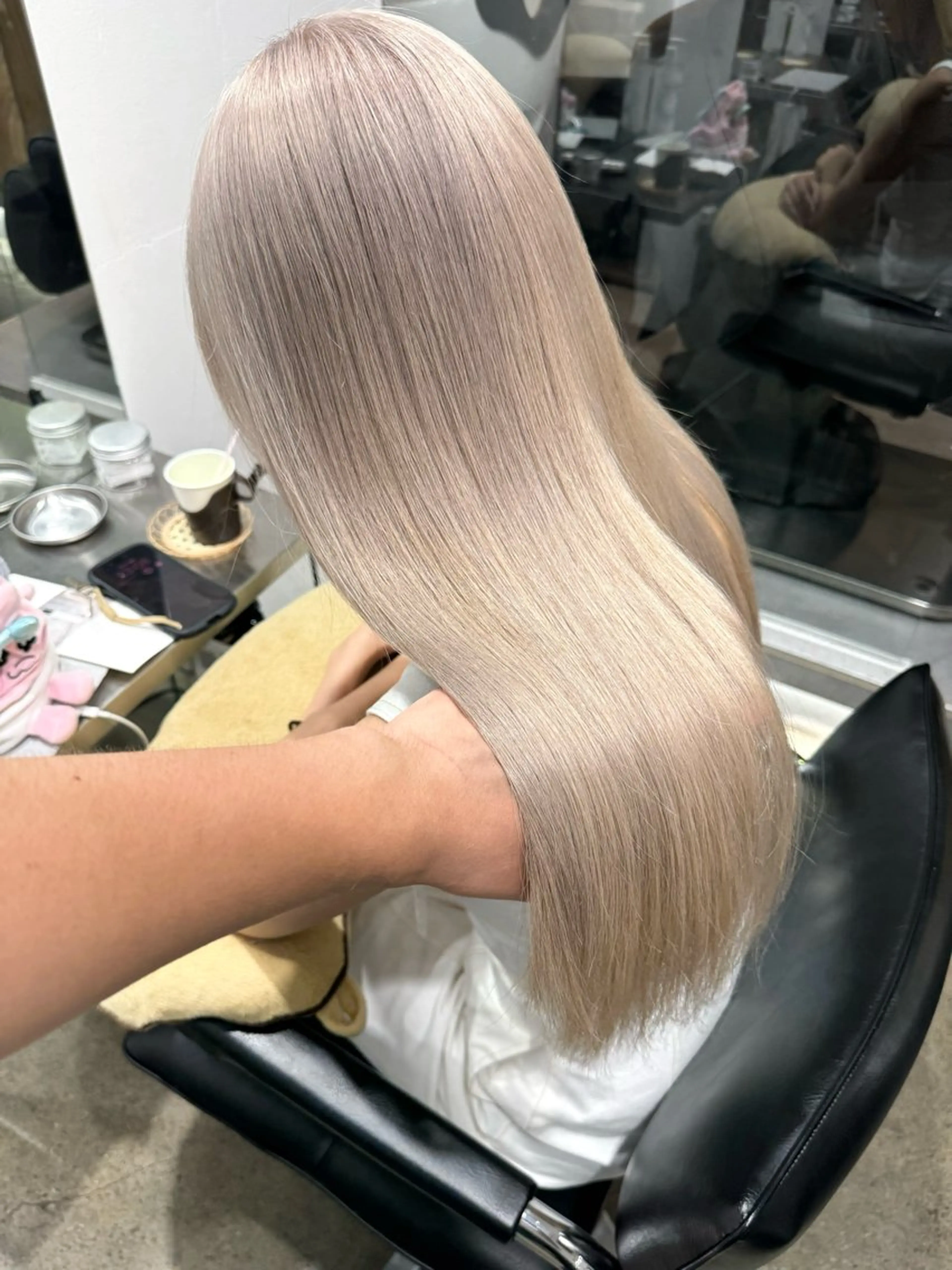 ミディアム ヘアカラー JUNYA 海外ガールヘアのヘアスタイル