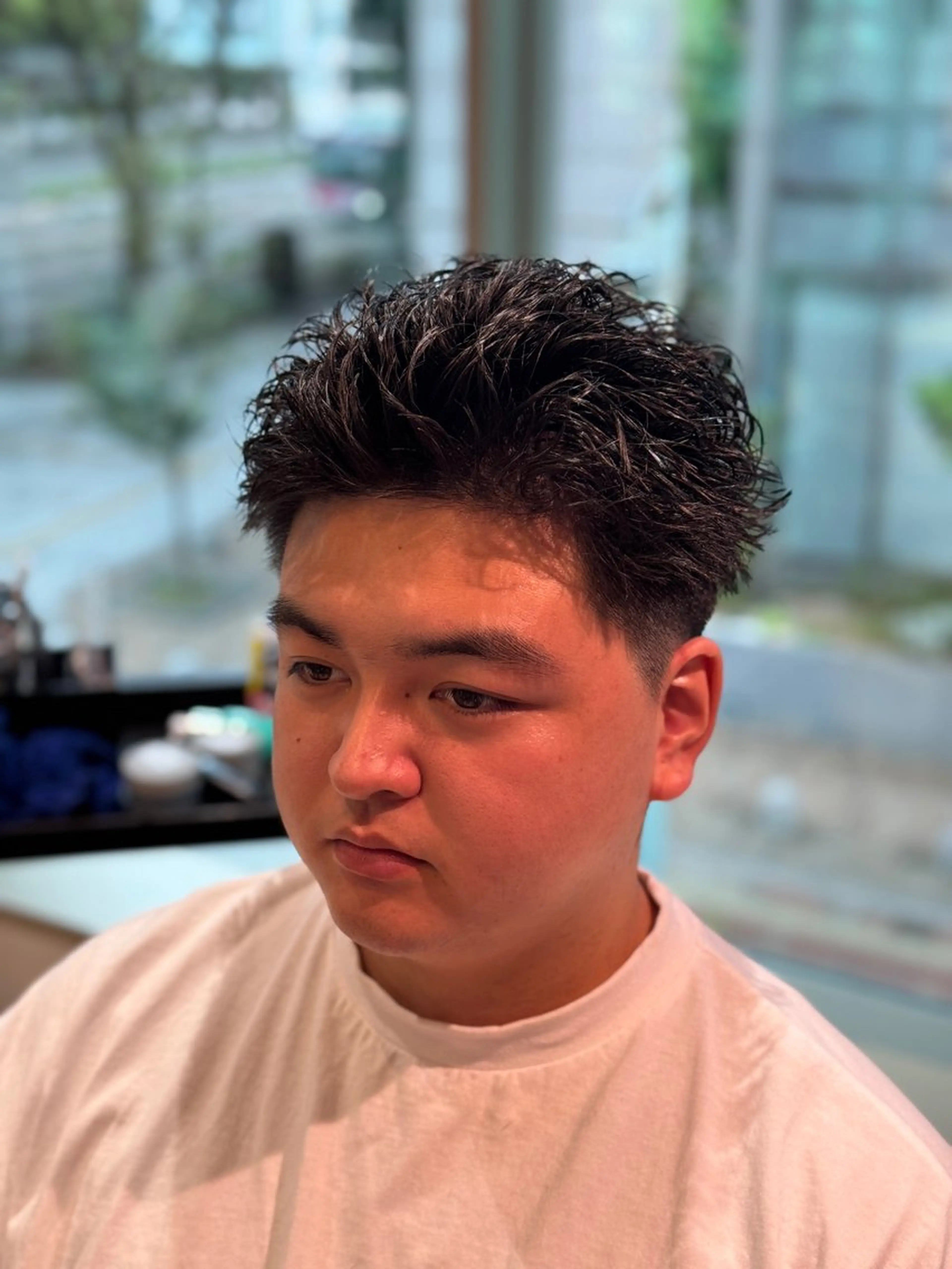 ショート パーマ メンズ メンズパーマ スパイキーショート ショートヘア メンズ特化/短髪 パーマ/八谷のヘアスタイル