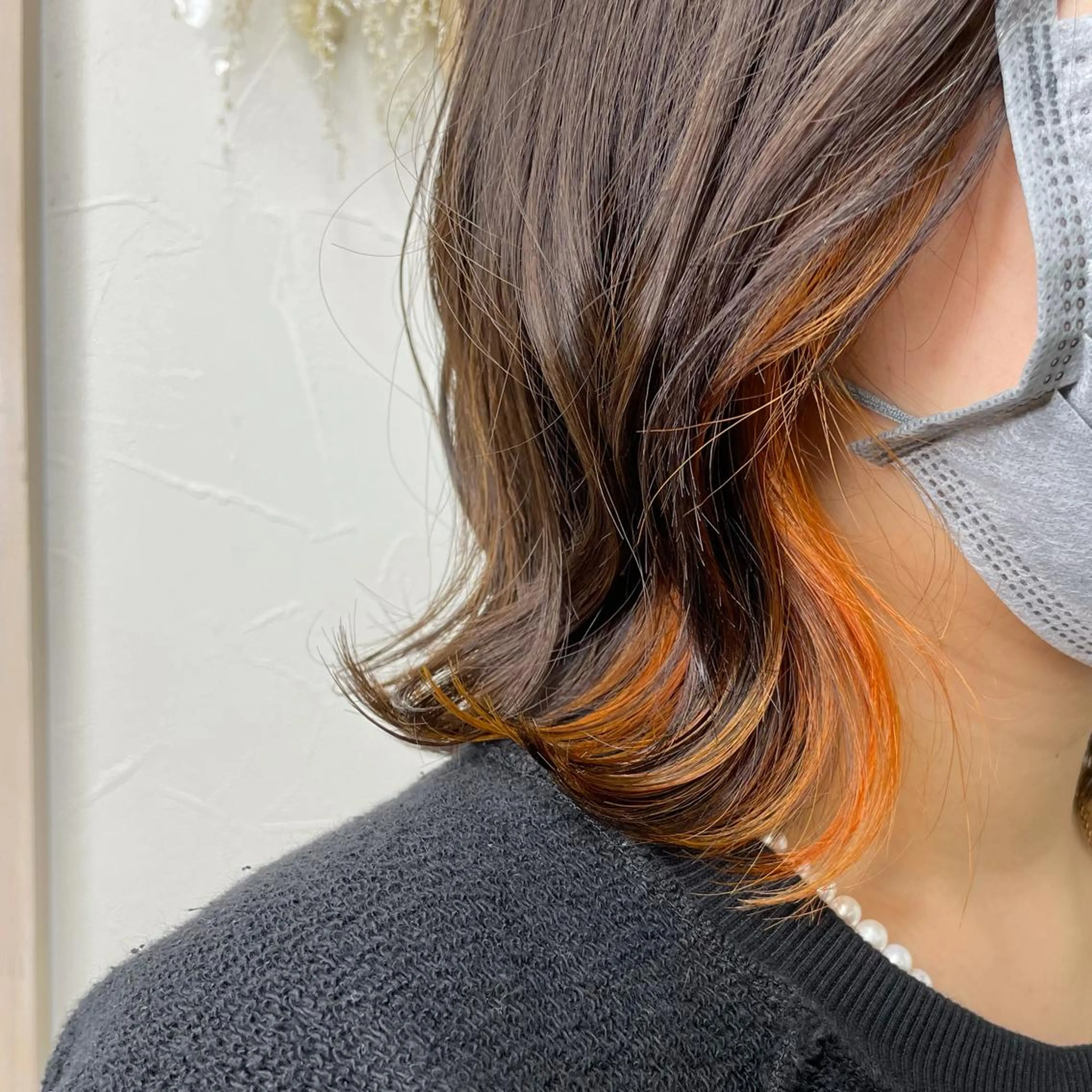 ミディアム カラー インナーカラー ANNA 🧸のヘアスタイル