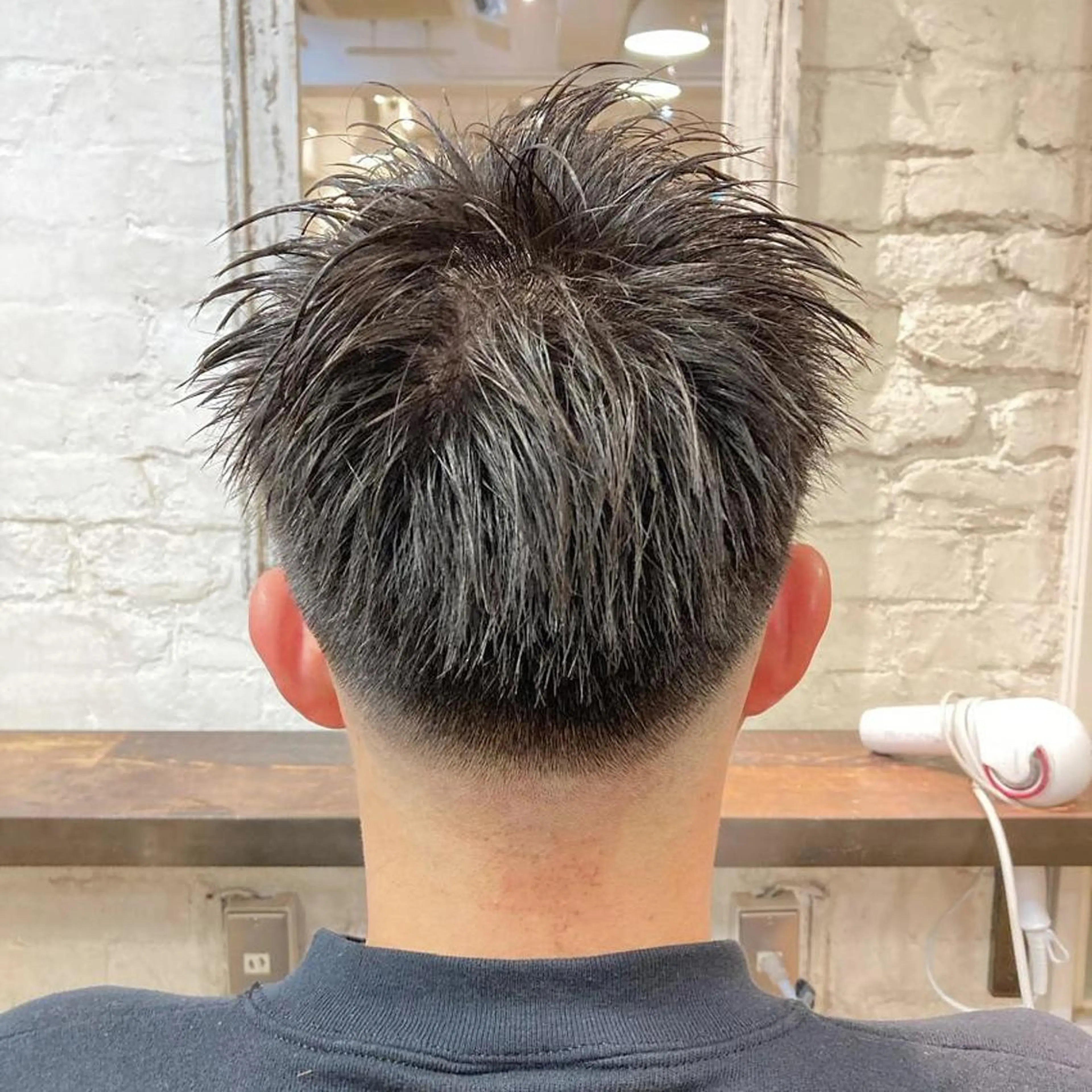 ショート メンズ カット Hair make ONE  008所属・メンズ/フェード/ バーバー/盛山大地のヘアスタイル