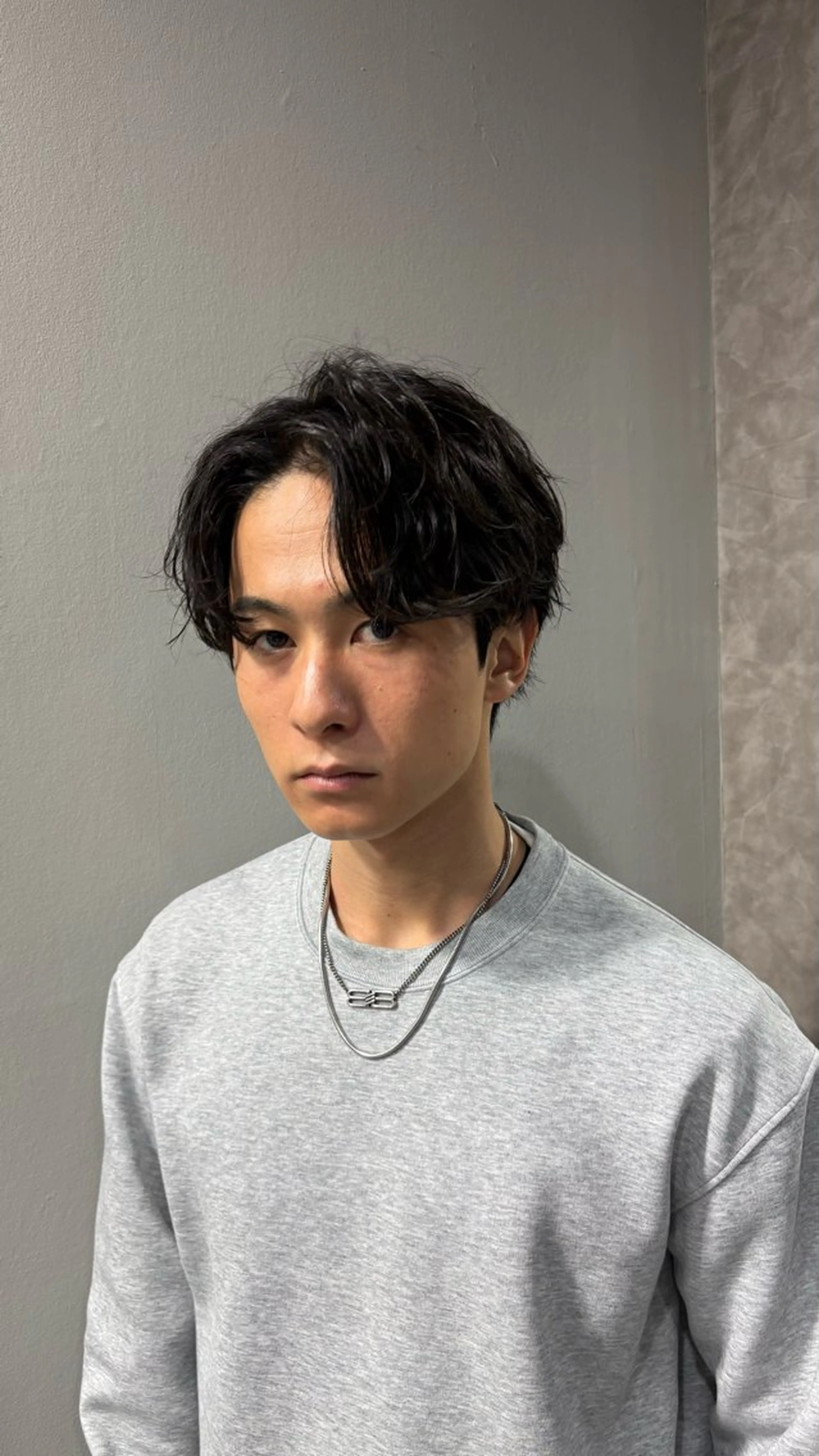 メンズ センターパート フェザーパーマ メンズパーマ カット パーマ Hair Salon LUCEY所属・メンズパーマ/カラ ー/川越/成田最のヘアスタイル