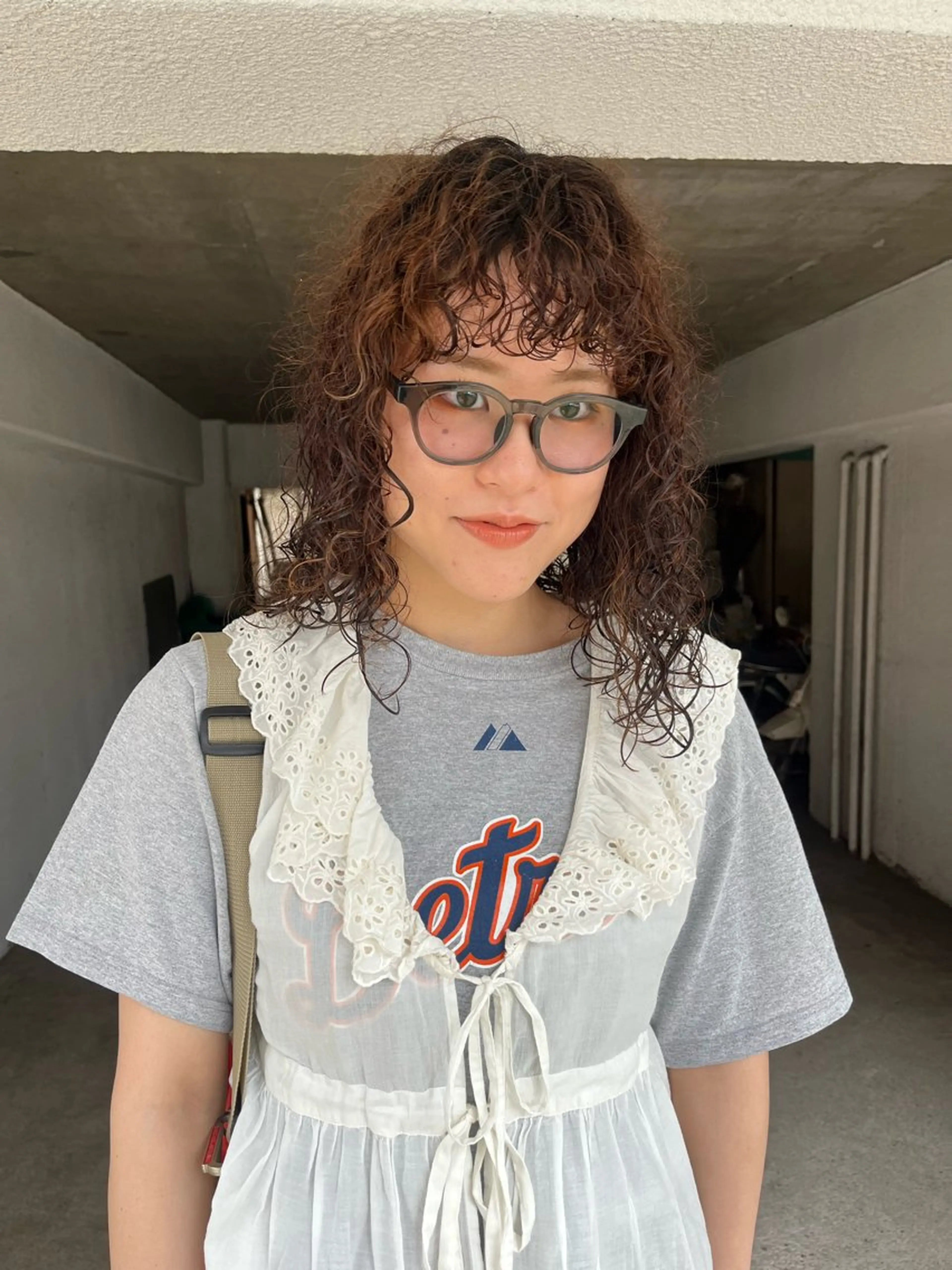 ロング パーマ ボブパーマ/パーマ ウルフパーマのヘアスタイル