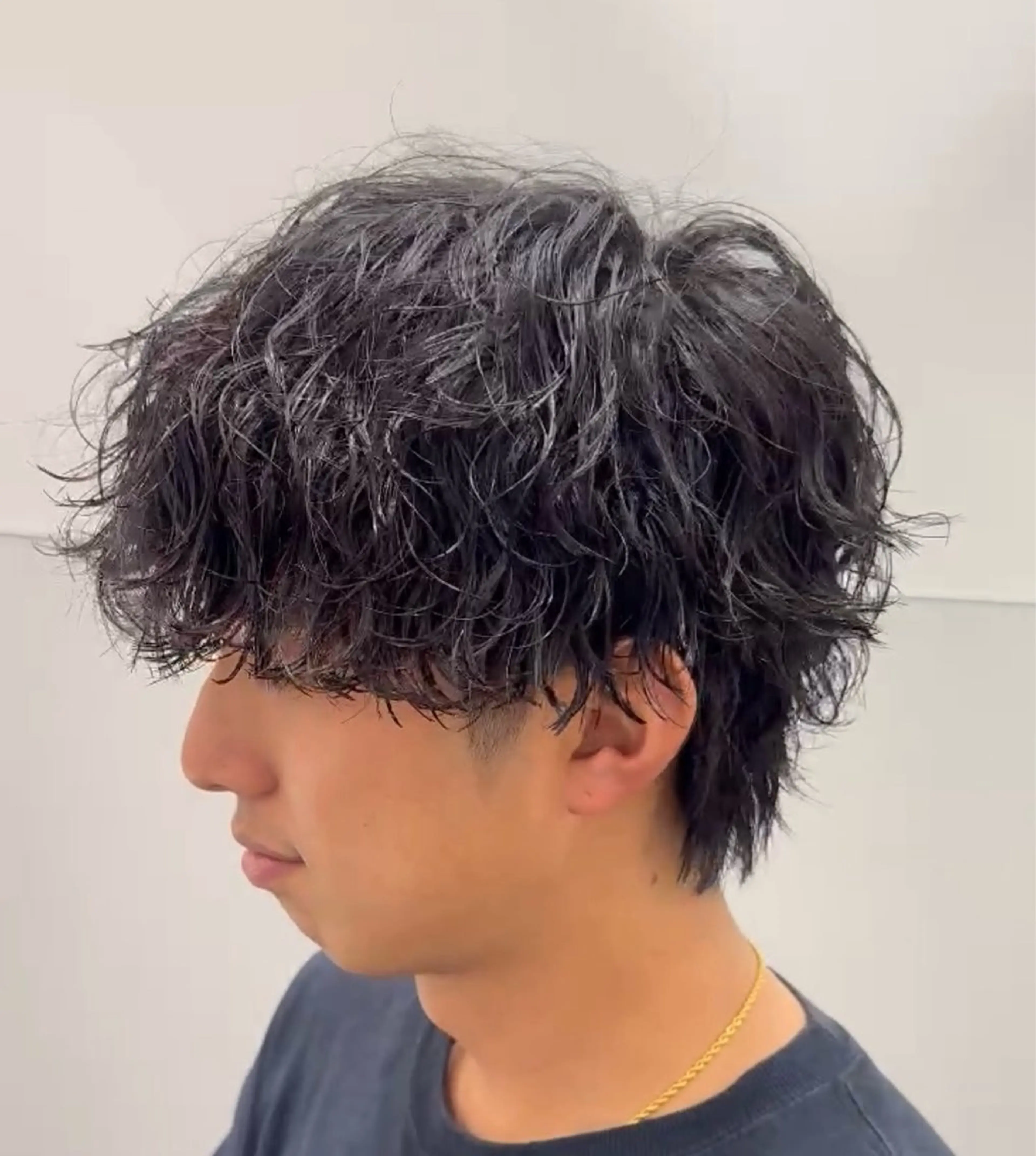 ショート パーマ メンズ メンズパーマ ツイストスパイラルパーマ 波巻きパーマ スパイラルパーマ synergy  men's hair所属・【短髪メンズパーマ】 松下泰河のヘアスタイル