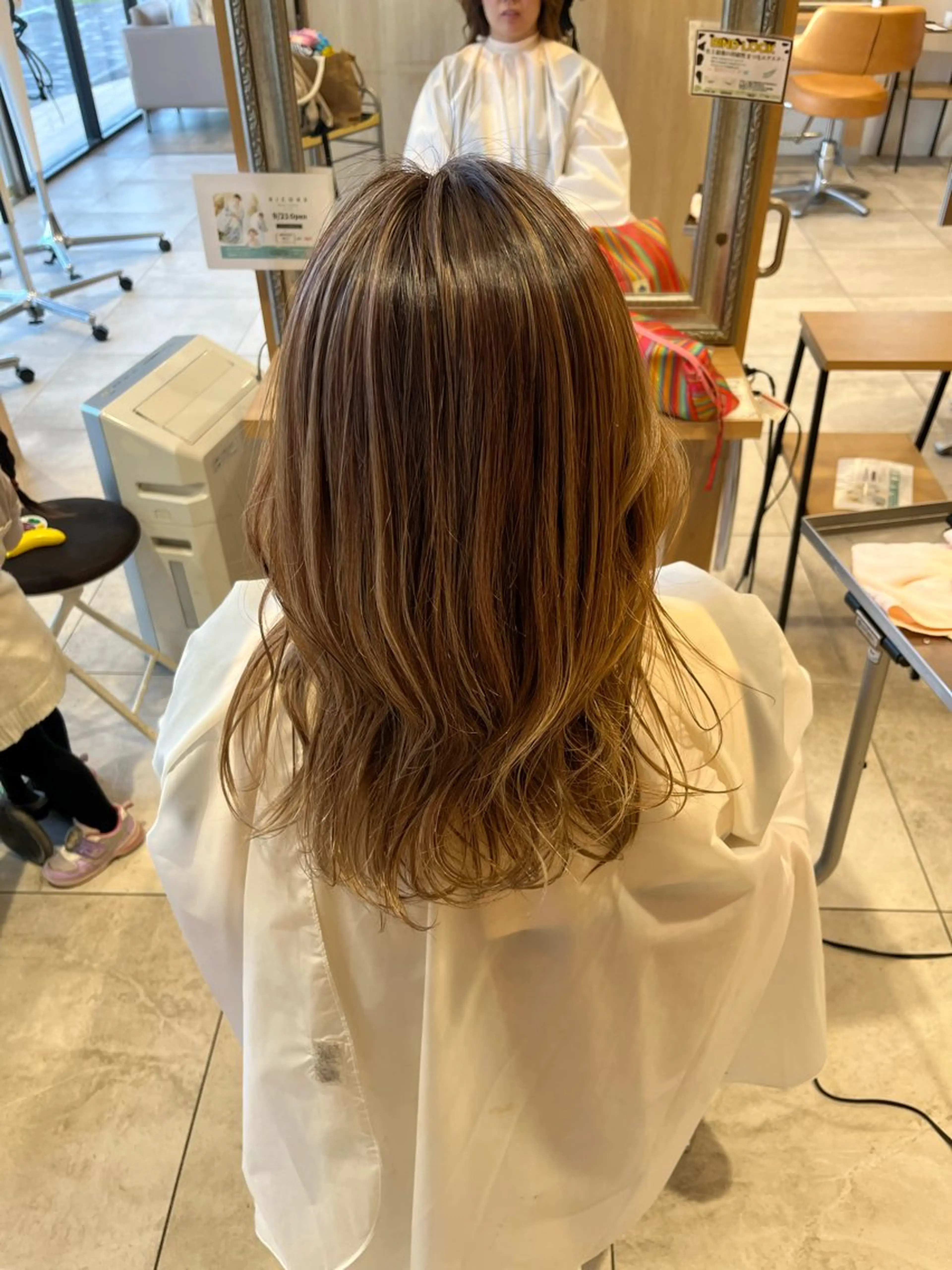 カラー バレイヤージュ ラブーケ中川中島店 クラタチカコのヘアスタイル