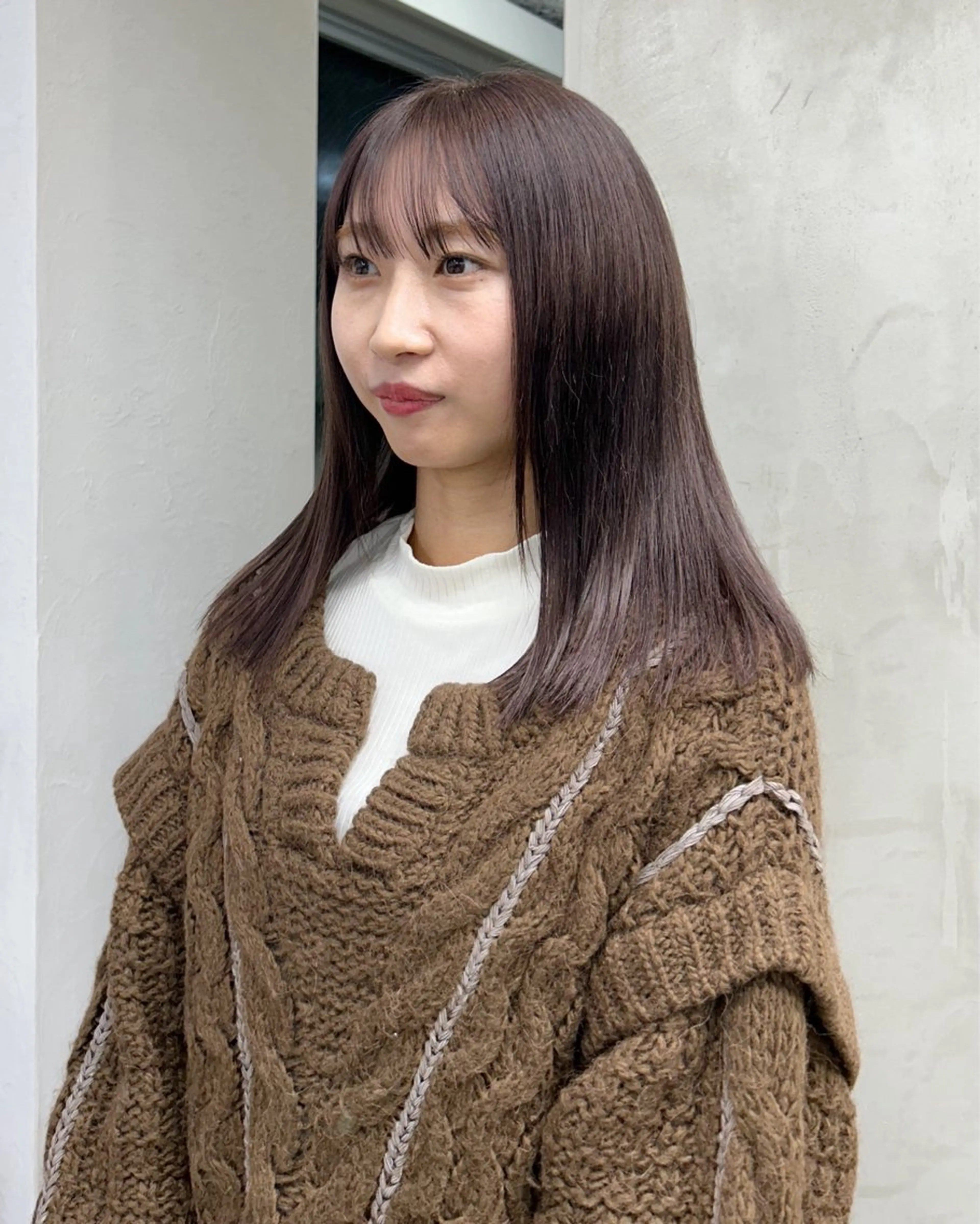 ミディアム カラー ﾔﾏﾅｶ ﾘﾘｶ🫐 寒色系ｶﾗｰ🫐のヘアスタイル