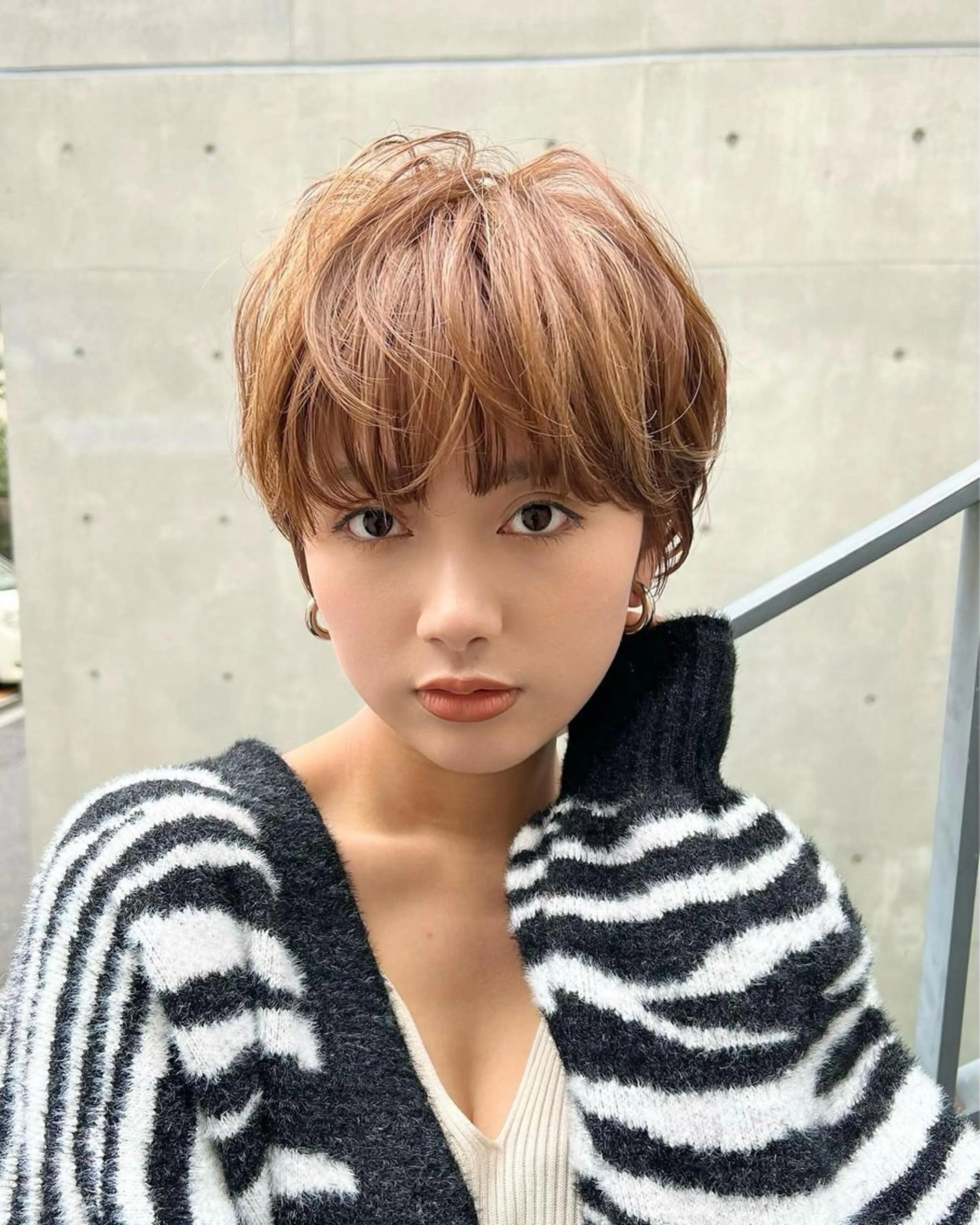 ショート カラー ショートボブ ボブ 似合わせカット ショートヘア 小顔カット ⭐️ショート/ボブ/ 艶カラー/りょうがのヘアスタイル