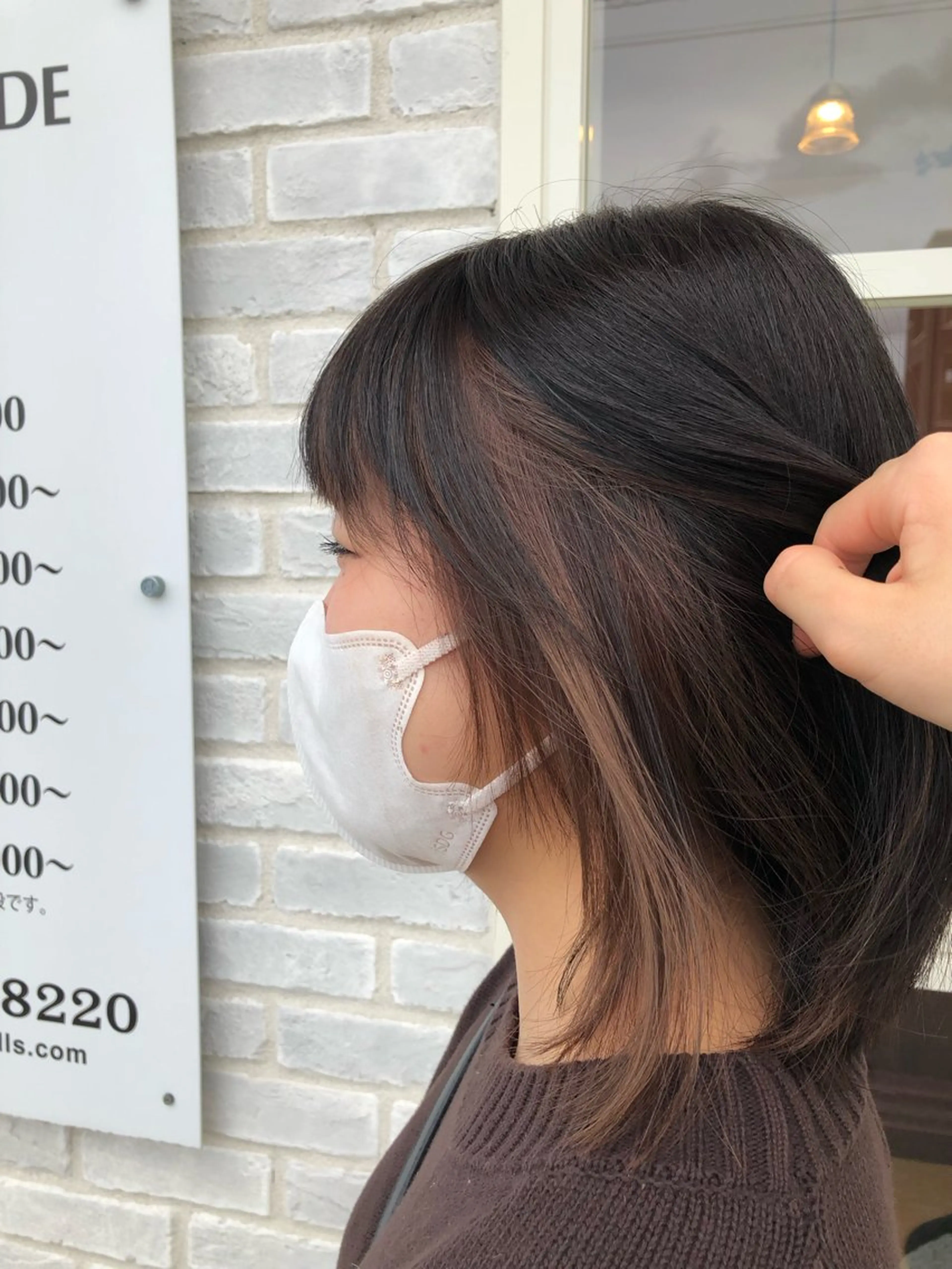 カラー ヘアカラー 今中 紗英のヘアスタイル
