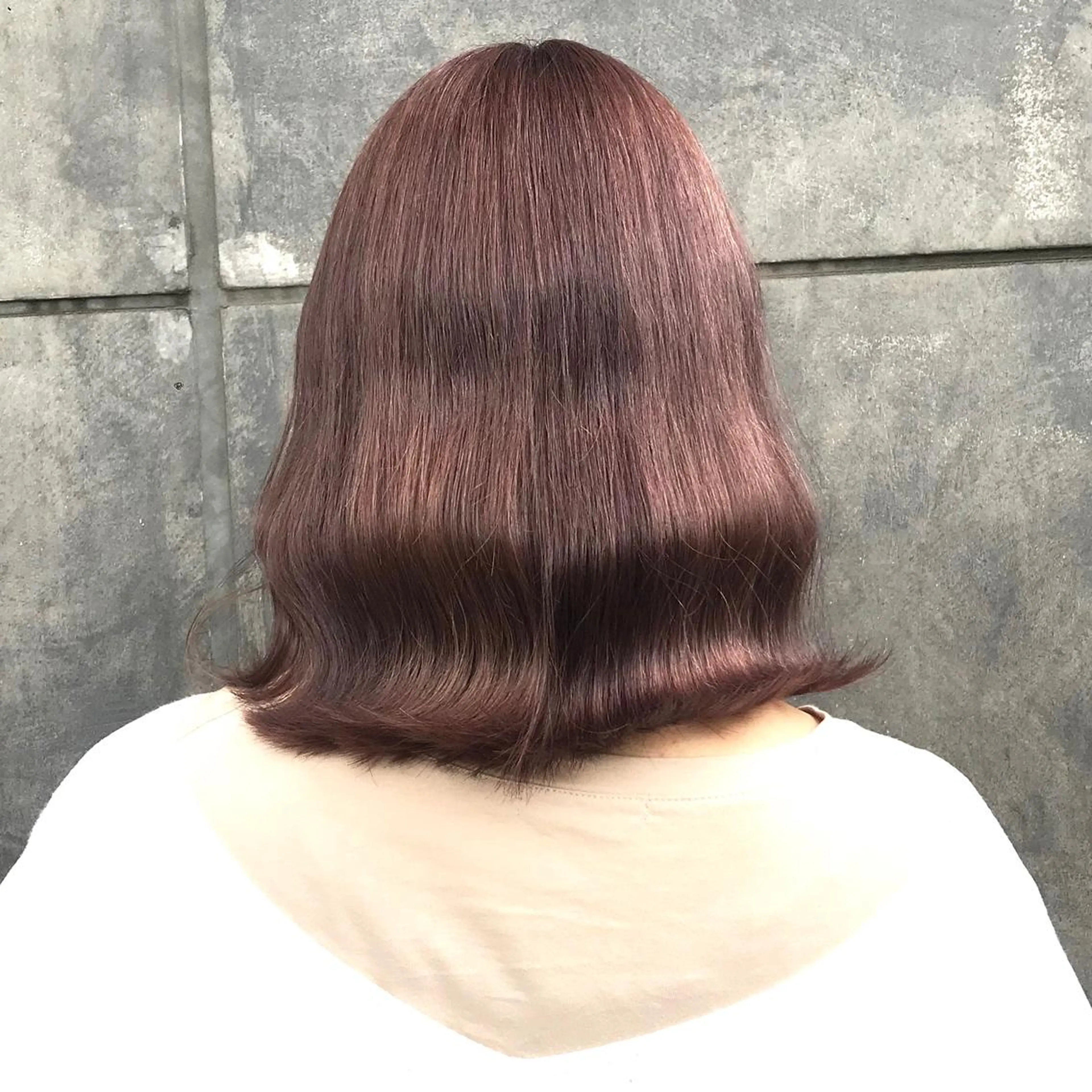 ミディアム カラー ブリーチ グレージュ ピンクカラー タンバルモリ ヨシンモリ サロウィン所属・K-POP好き美容師 🇰🇷Kai.Yのヘアスタイル