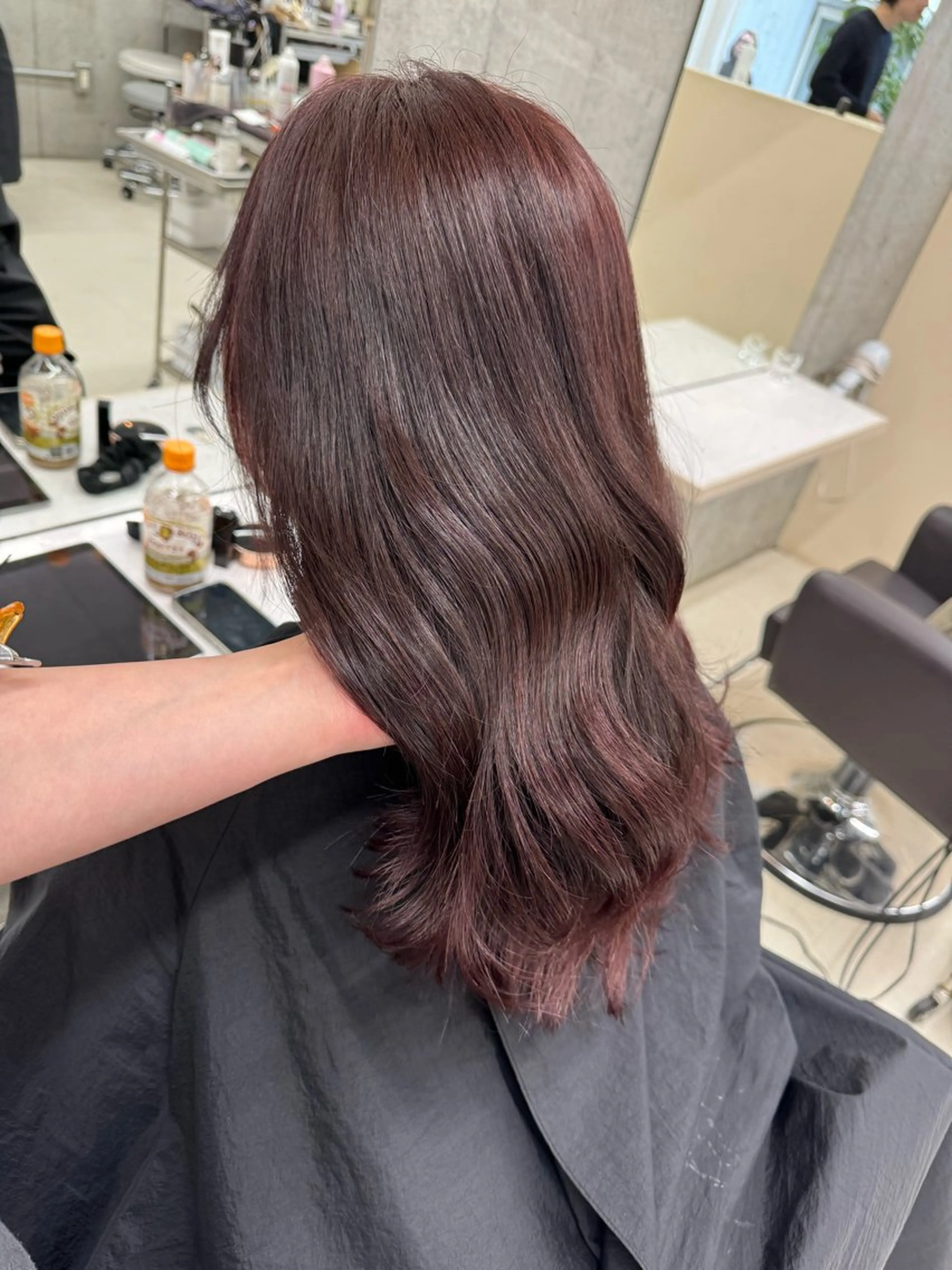 セミロング うる艶ヘア♡韓国好き 透明感　shotaのヘアスタイル