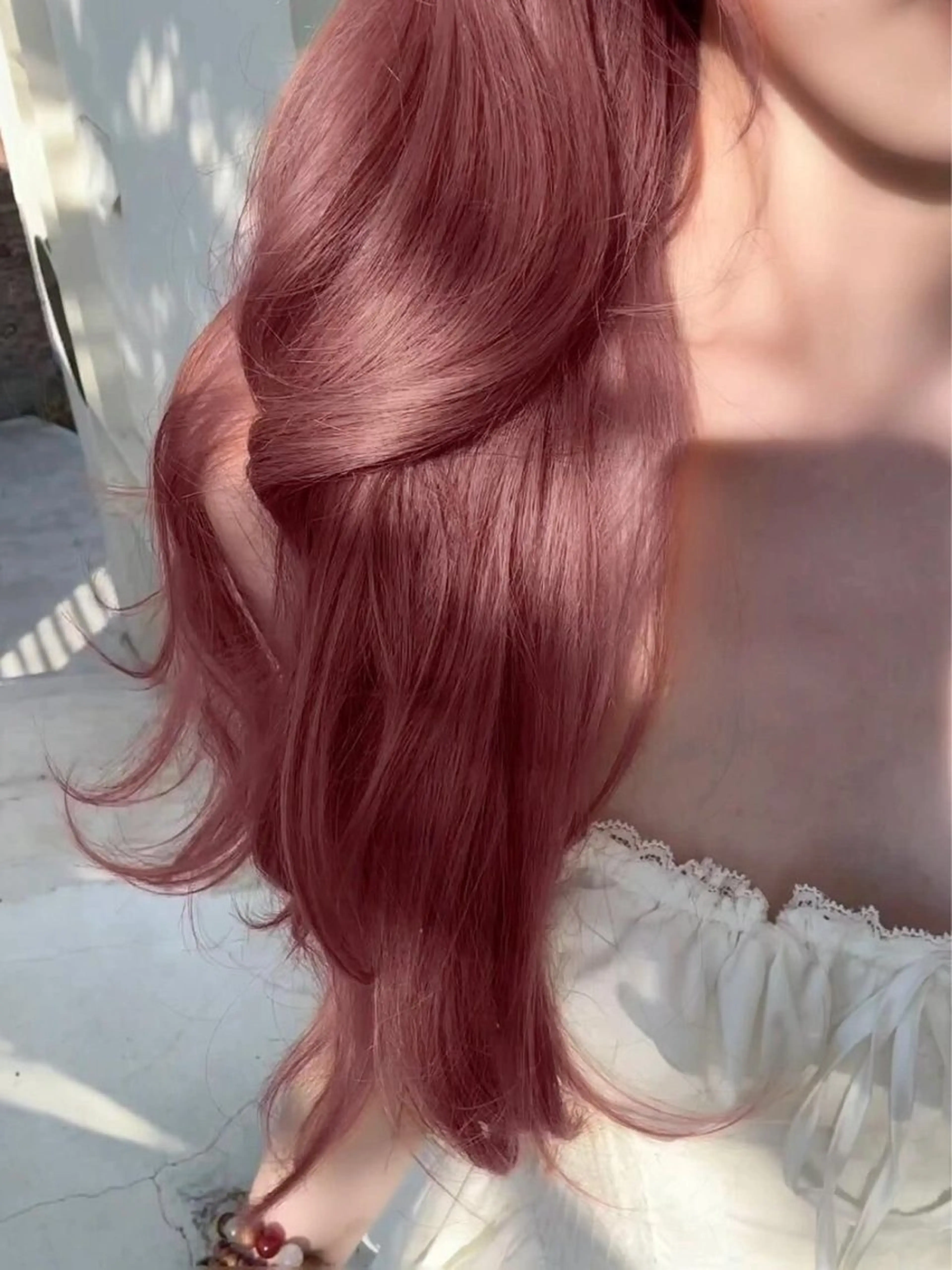 ロング カラー 🎀暖色/ラベンダー /paru🤍のヘアスタイル
