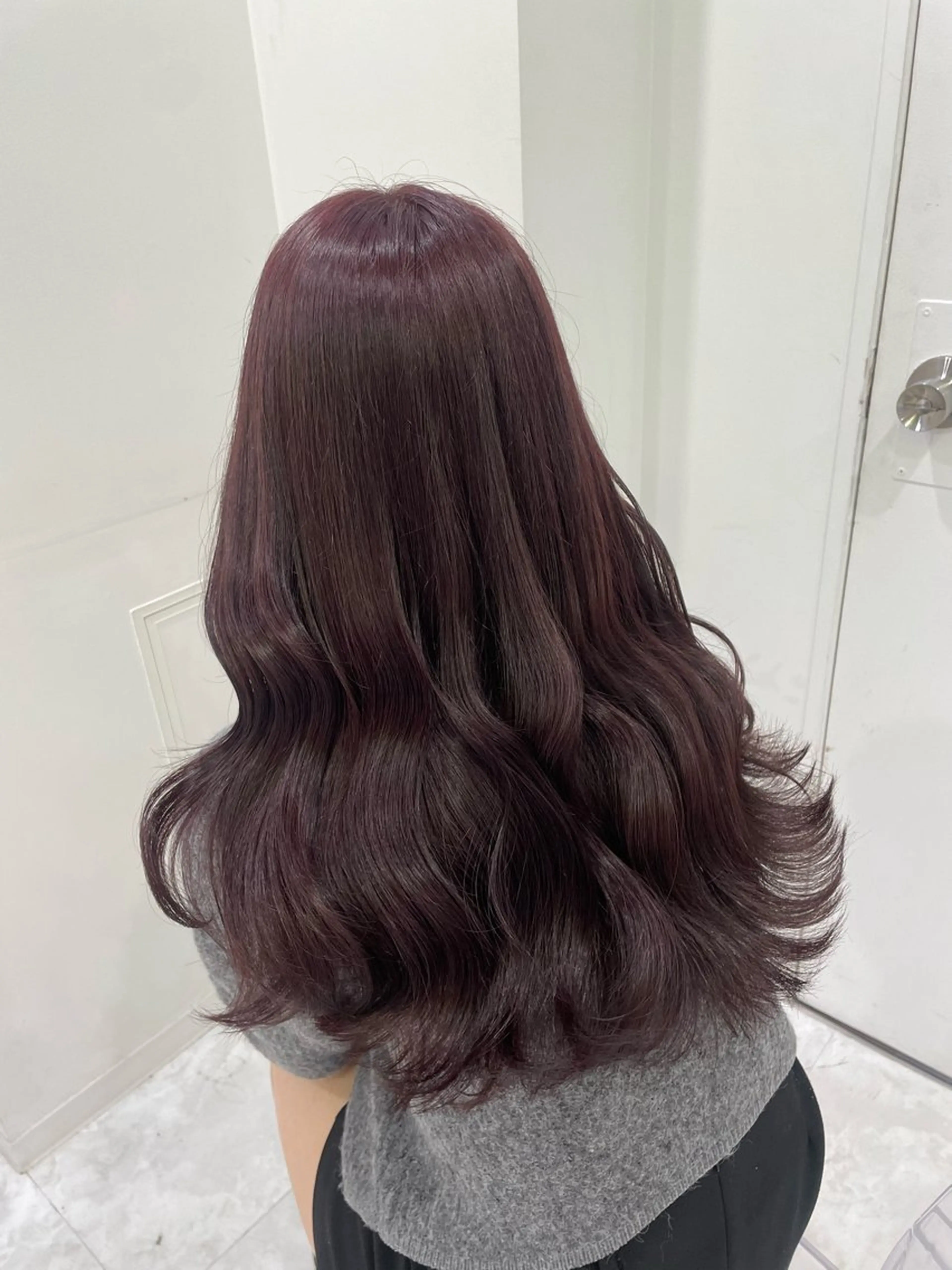 カラー ヘアカラー トリートメント ガーリー/暖色カラー 🎀MEARI🩰のヘアスタイル
