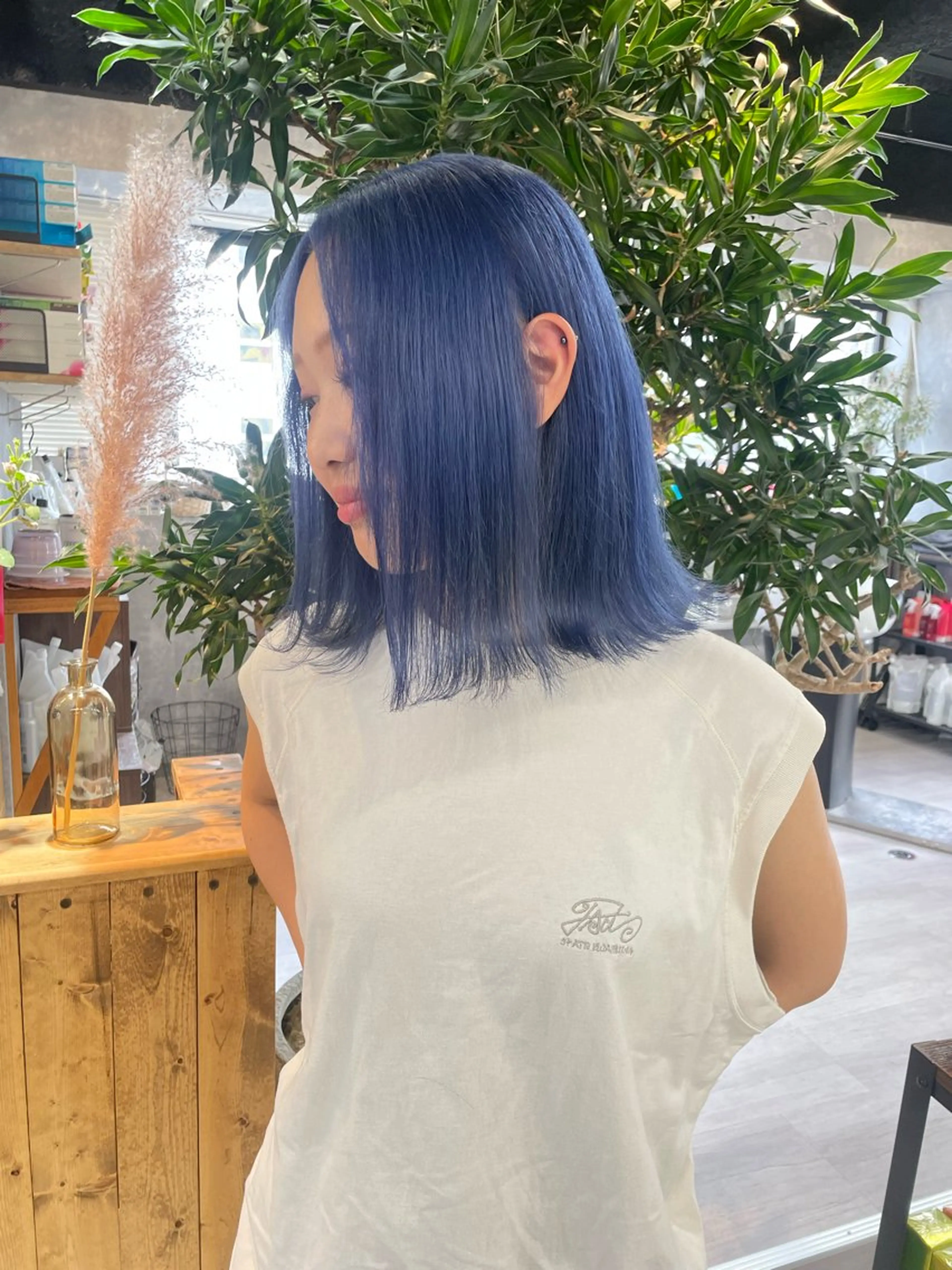 ミディアム カラー .ico所属・宮城 ほのかのヘアスタイル