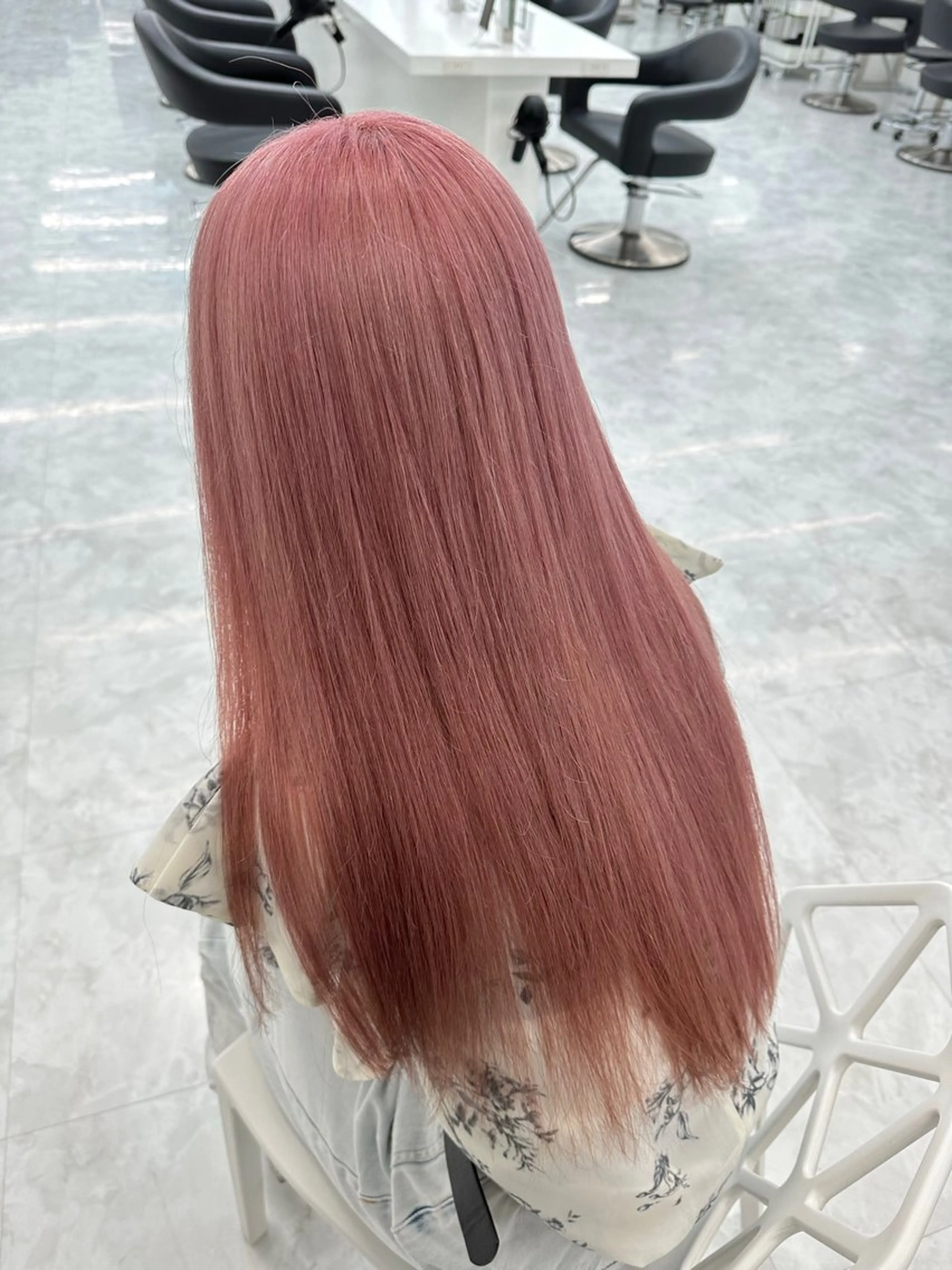 ロング カラー ヘアカラー トリートメント ヘッドスパ ヘアセット ダブルカラー 韓国ヘアKYONのヘアスタイル