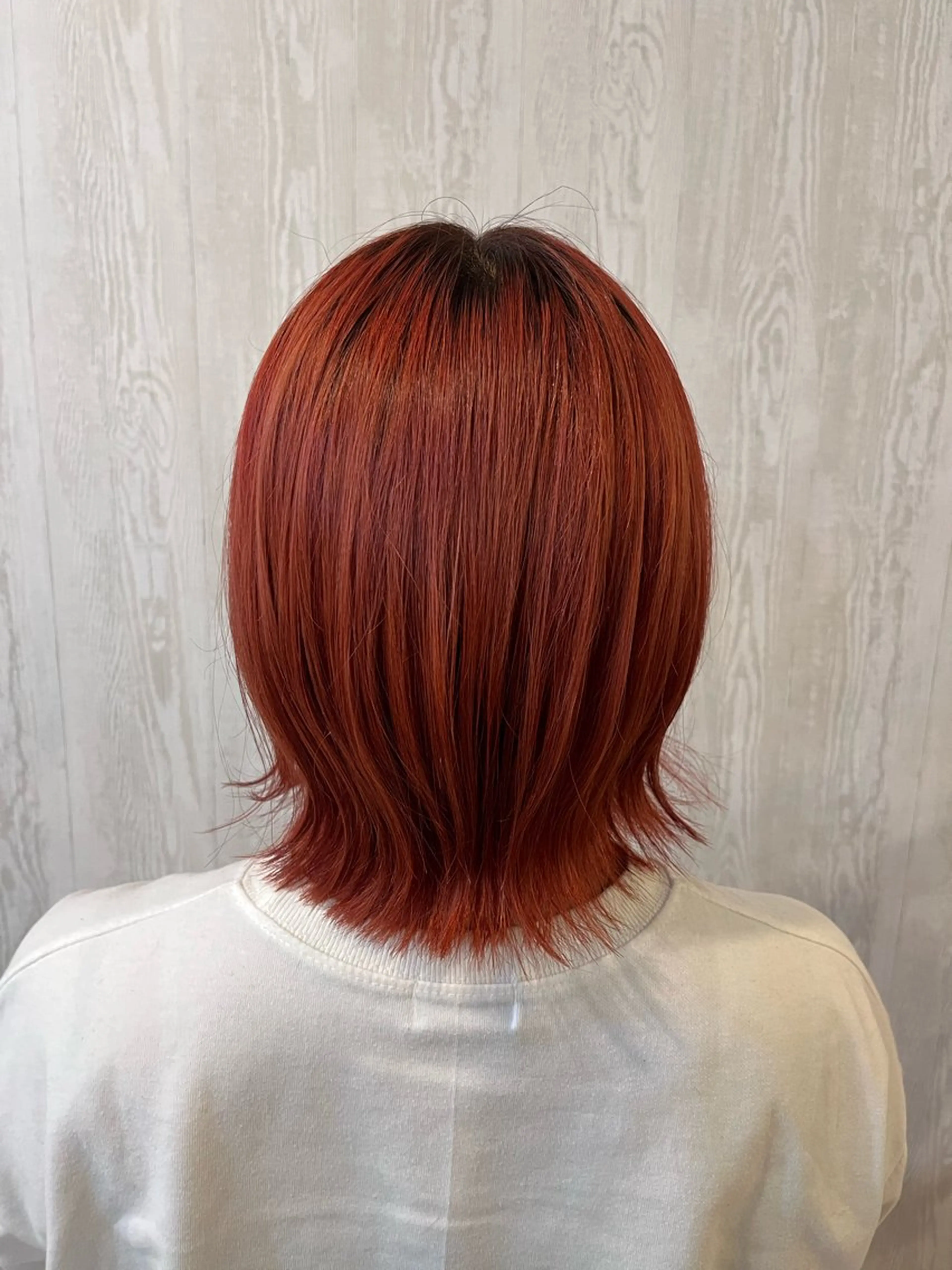 ミディアム カラー ブリーチ ヘアカラー トリートメント 💖縮毛矯正 💖　MISAKIのヘアスタイル