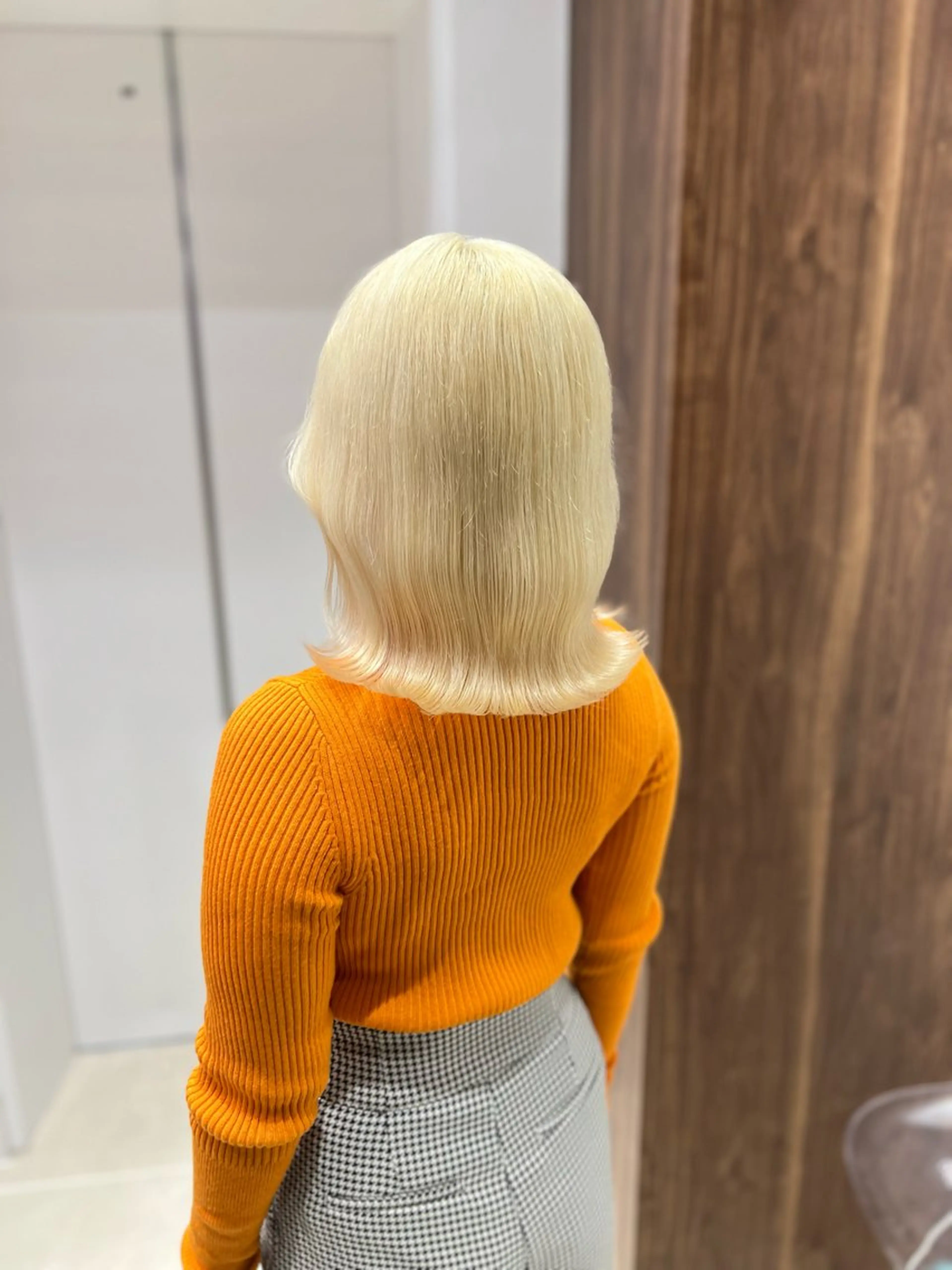 ミディアム カラー ヘアアレンジ ヘアカラー トリートメント ヘッドスパ ヘアセット 💕ブリーチカラー☁ 髪質改善💖サワのヘアスタイル