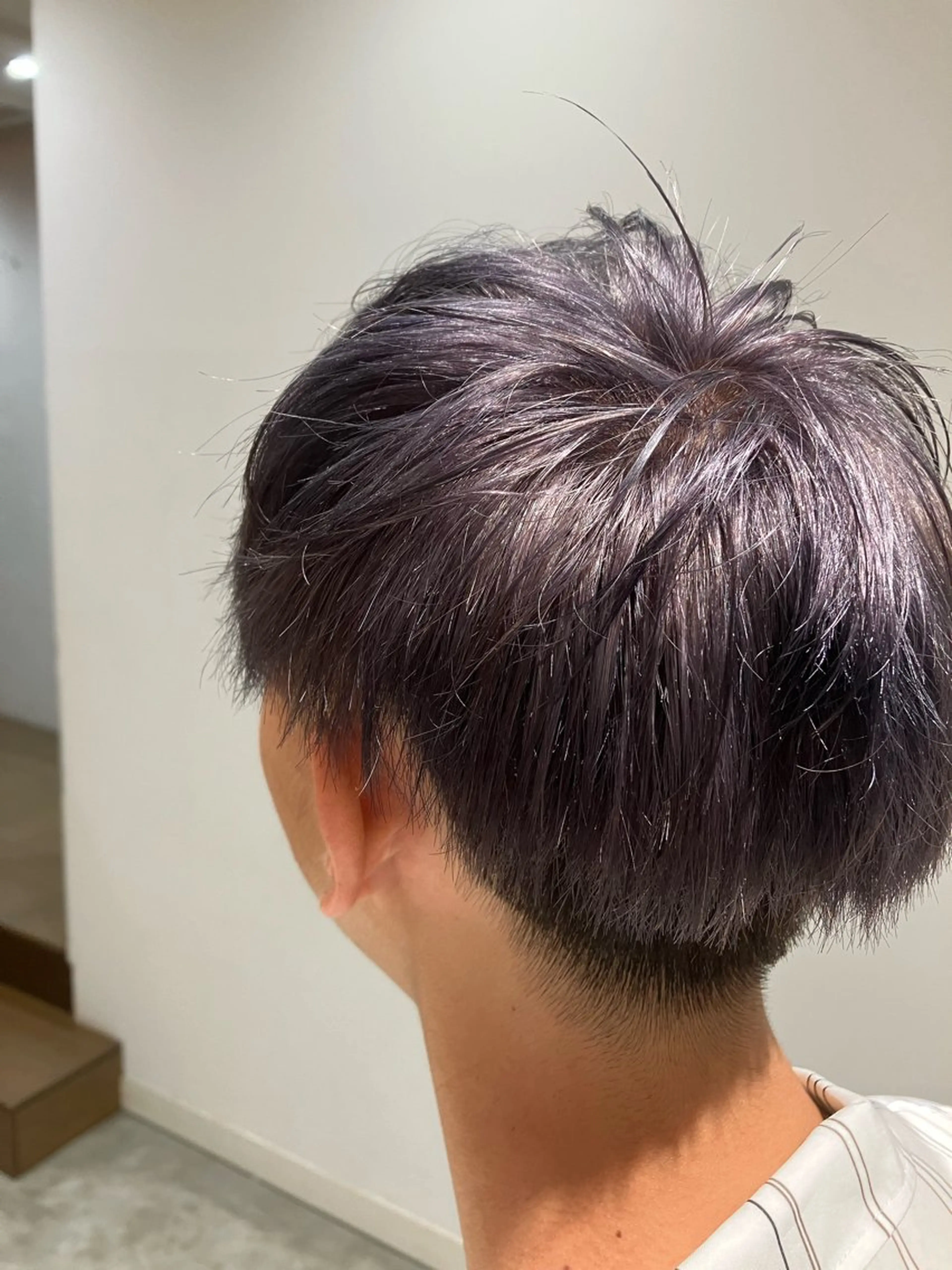 ショート カラー メンズ ヘアカラー 佐藤悠生/ メンズカット．パーマのヘアスタイル