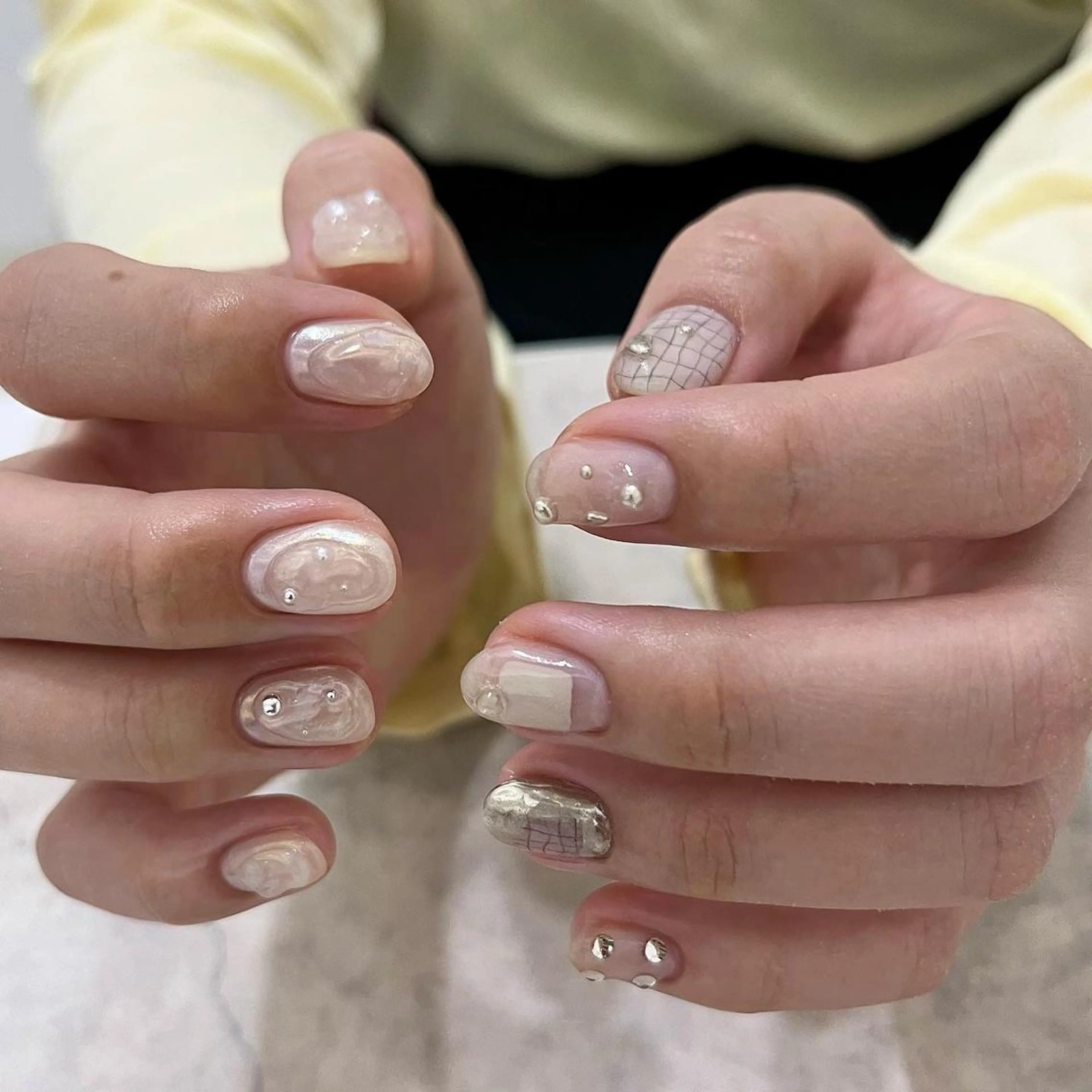 ネイル 持ち込み ハンドネイル nail salon O (en)所属・vegh. nail／阿波座のネイルデザイン