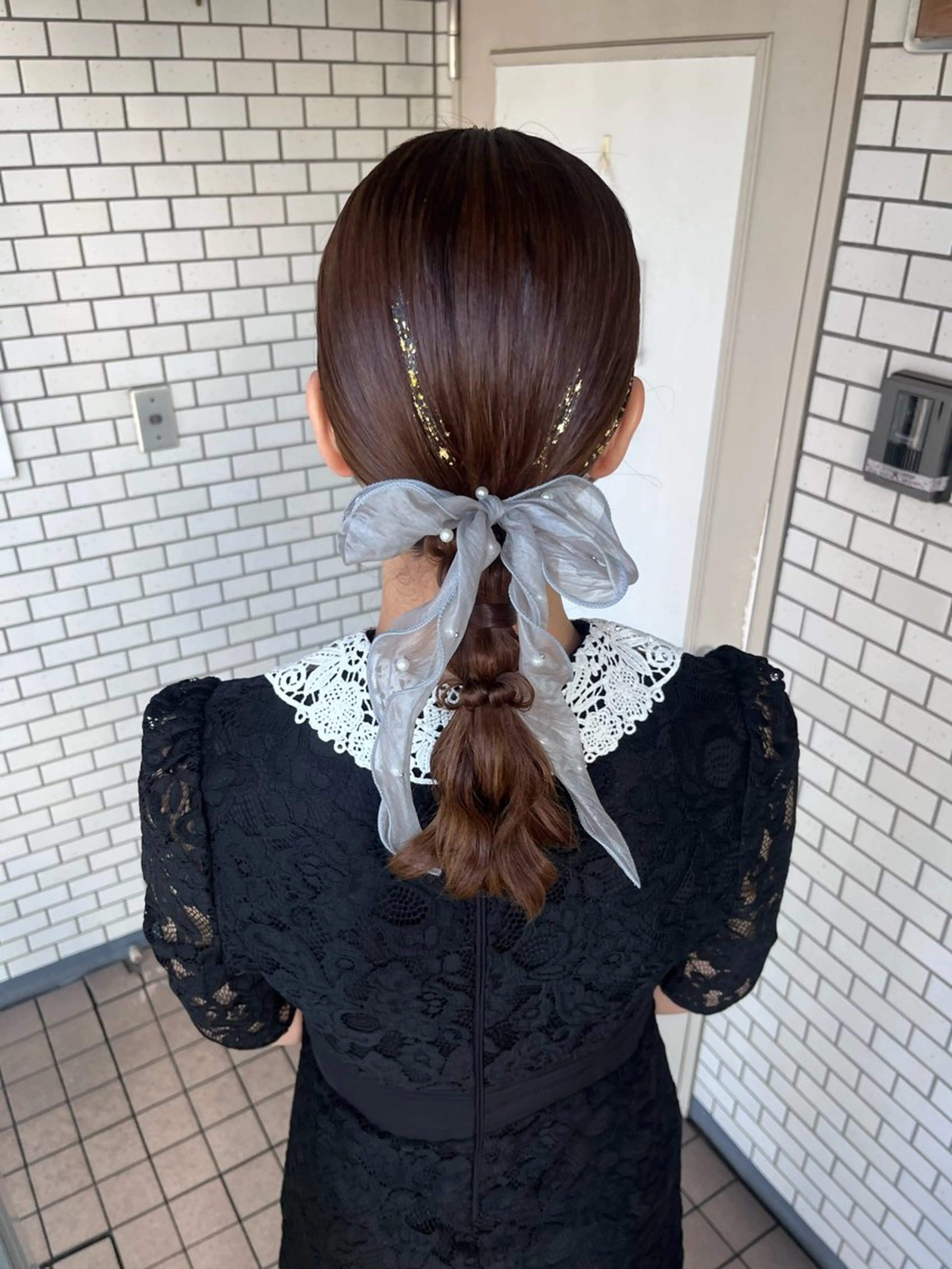 ヘアアレンジ ヘアセット 参列 ✽ 推し活ヘア 💕ゆり🐈🐾のヘアスタイル