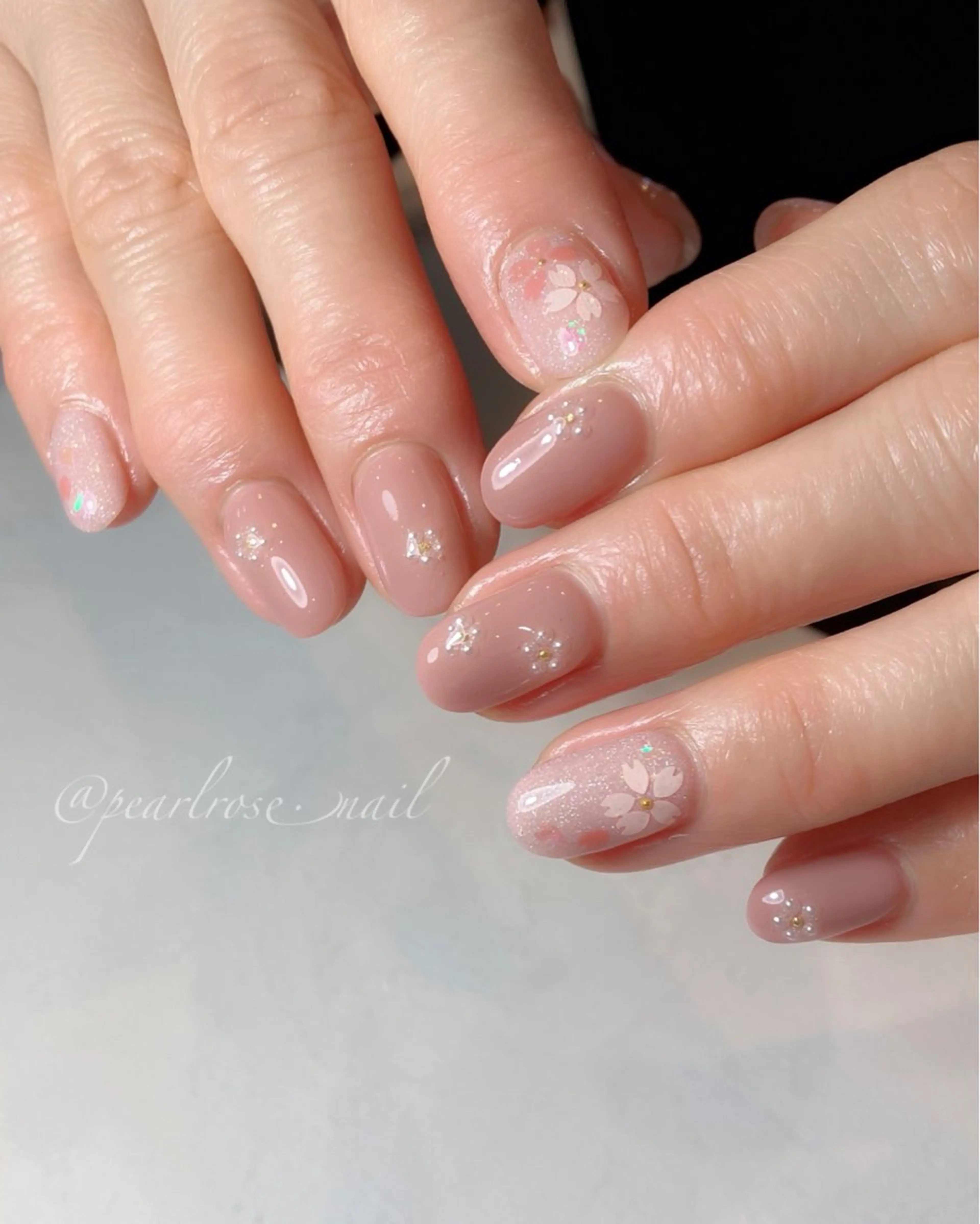 ネイル 桜ネイル ハンドネイル Pearl Rose所属・PEARL ROSE パールローズのその他イメージ