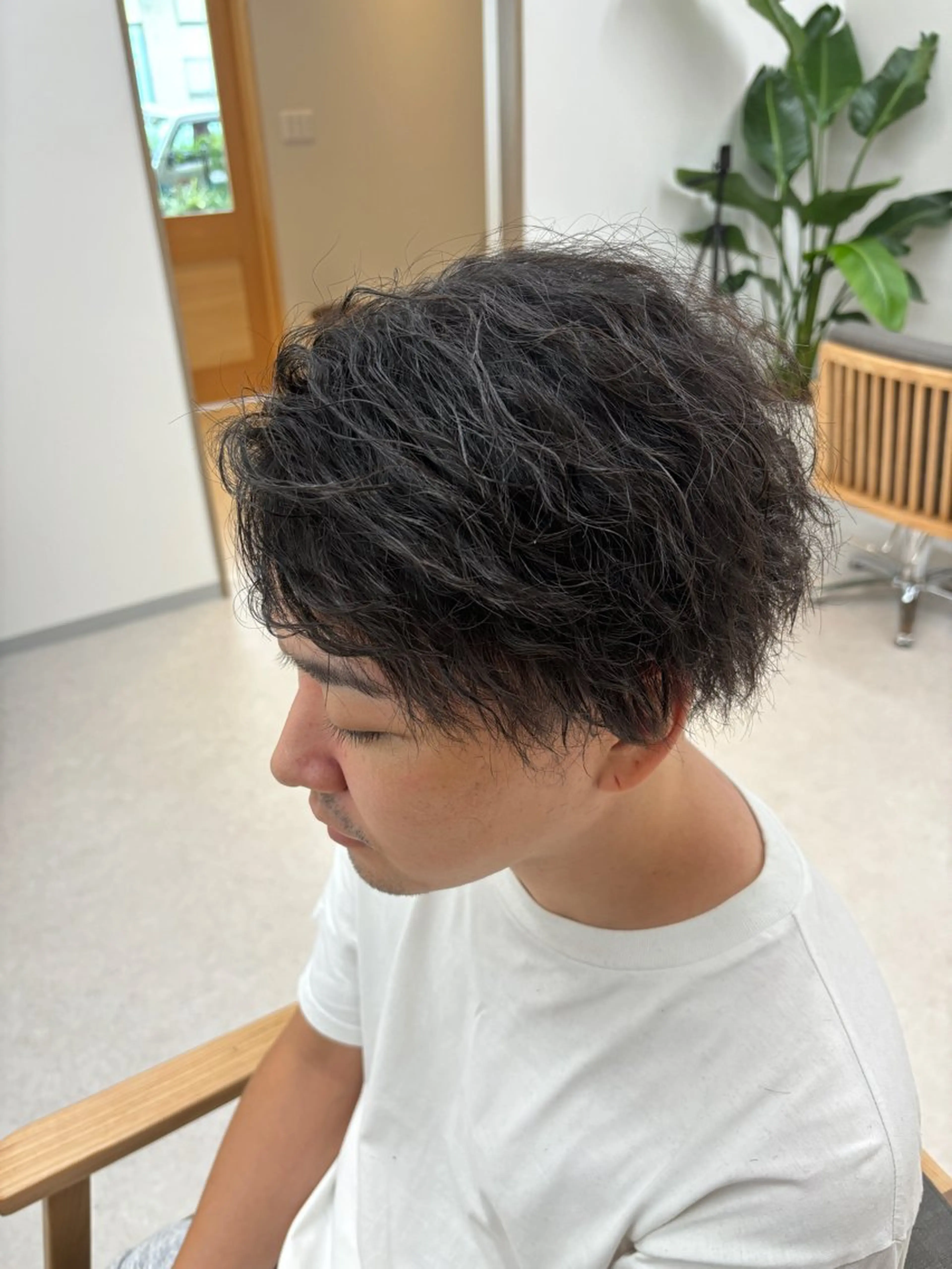ショート パーマ メンズ メンズブリーチ メンズハイライト メンズパーマ メンズツイストパーマ ハイライト 布施/髪質改善サロン conceptのヘアスタイル