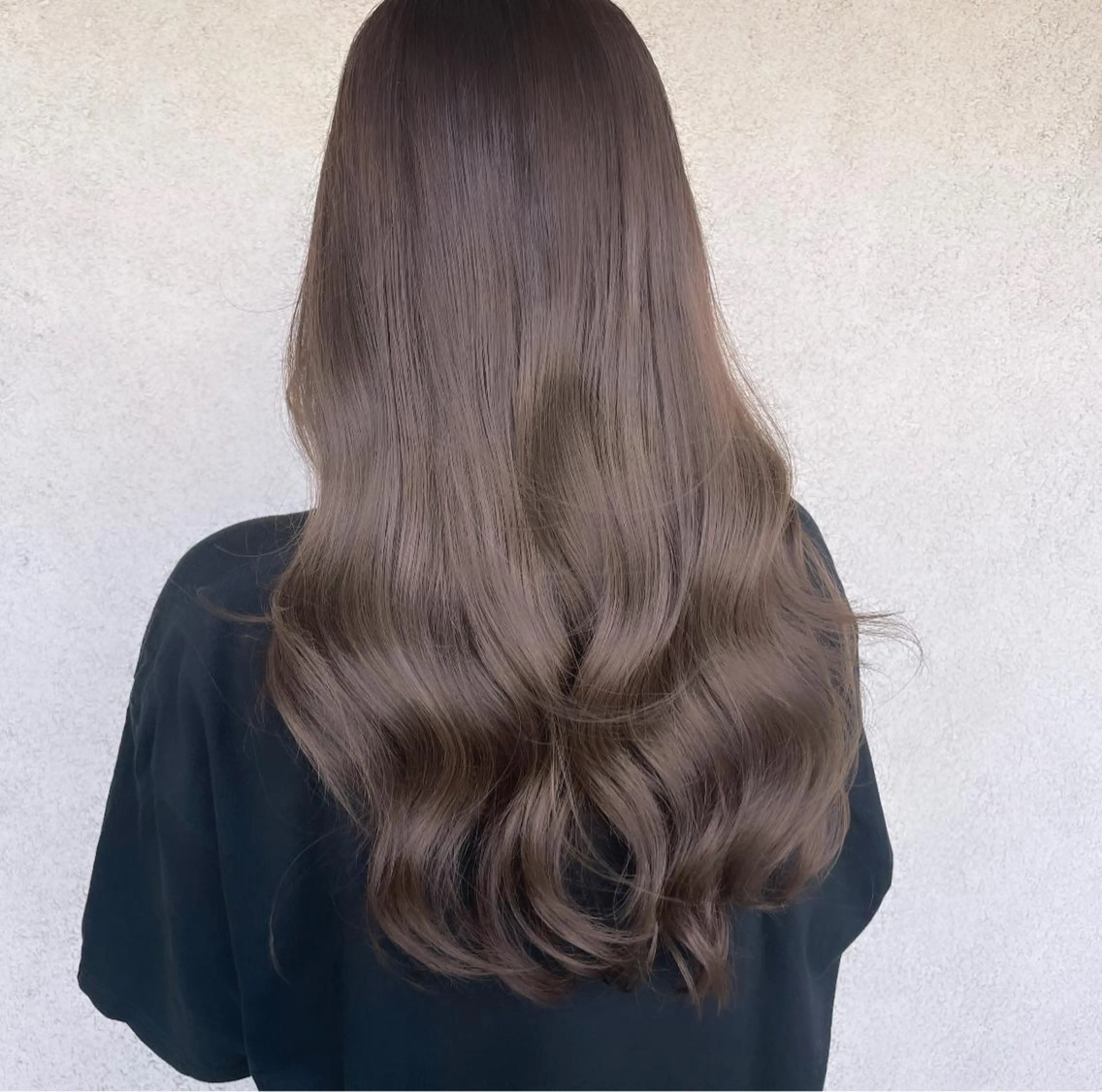 ロング ヘアカラー トリートメント 韓国ヘア🤍🇰🇷 ‪🫶🏻吉満のヘアスタイル