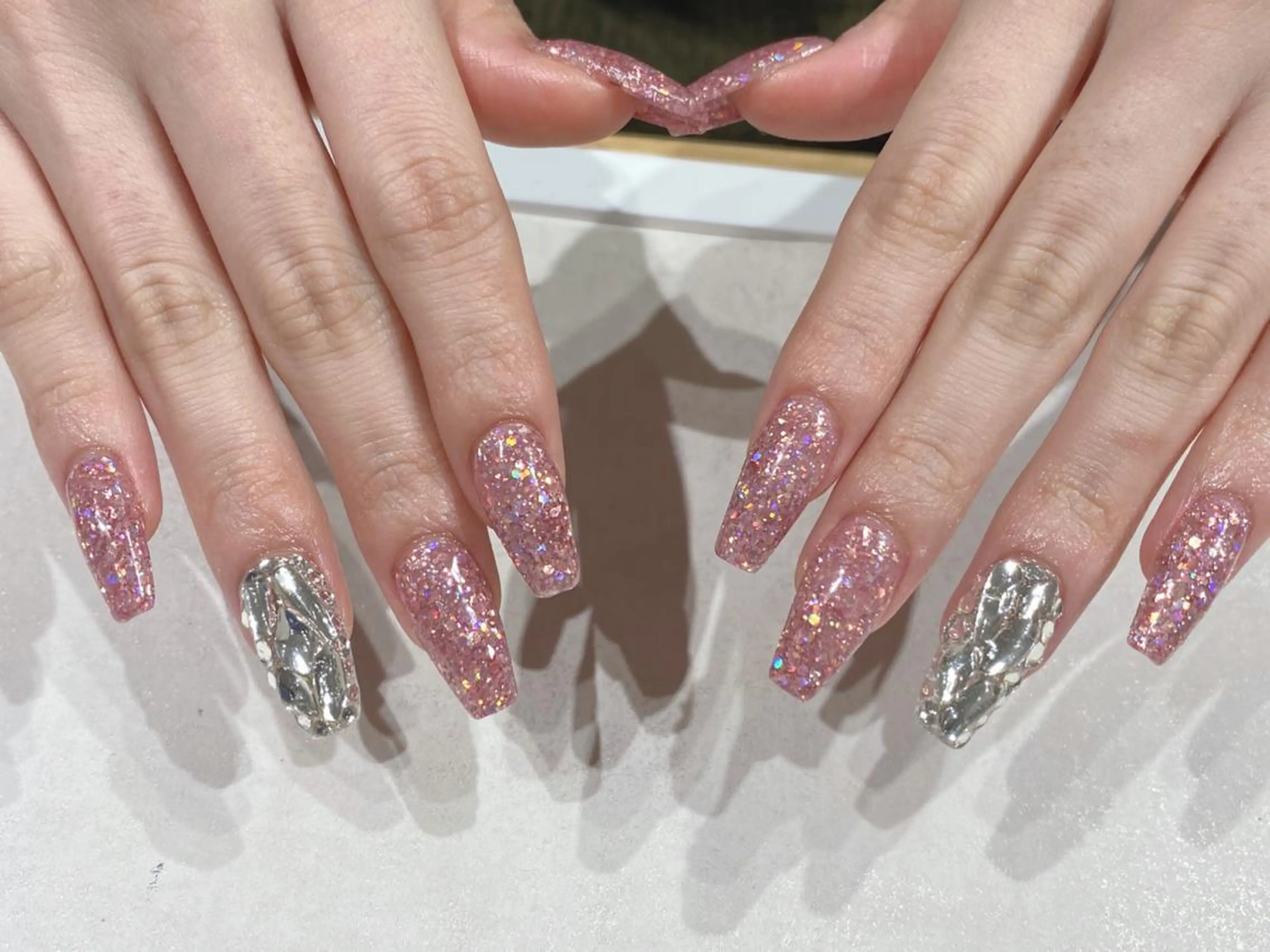 セミロング ハンドネイル Nail R💫 naoのネイルデザイン