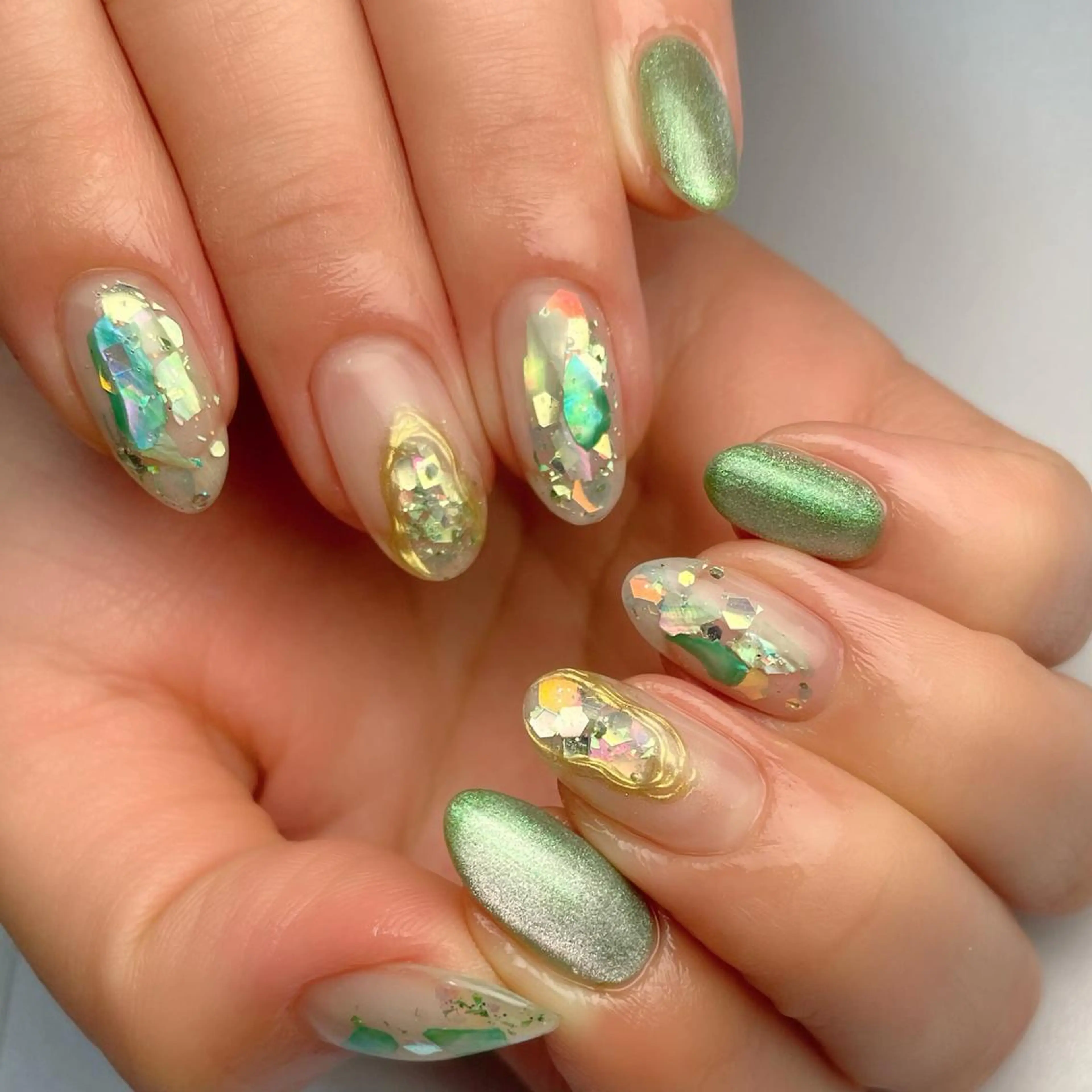 ミディアム ネイル 下妻市ﾈｲﾙｻﾛﾝ M_styleのネイルデザイン