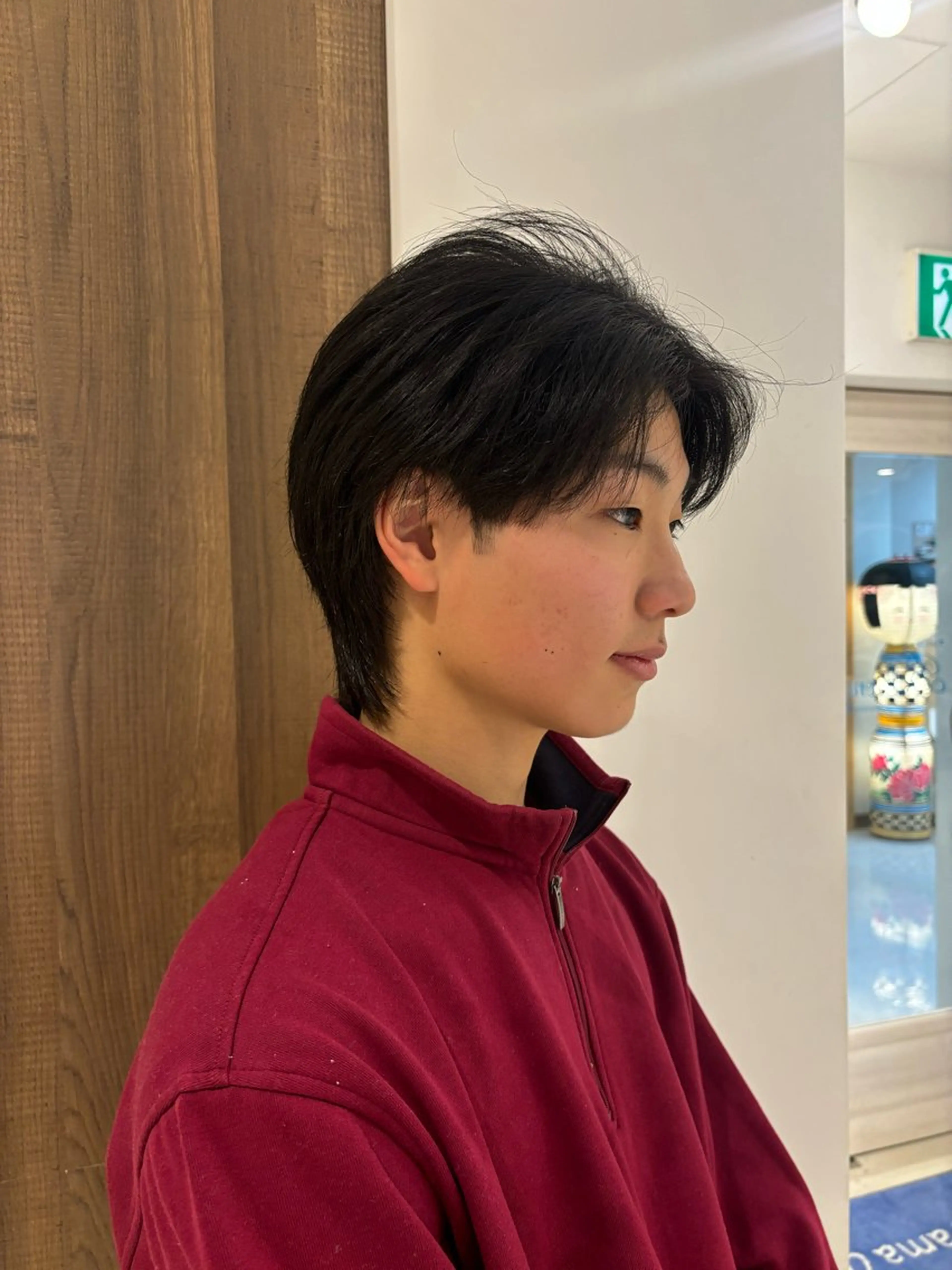 メンズ 🎀調布仙川透明感オ リーブカラー干莉🎀のヘアスタイル