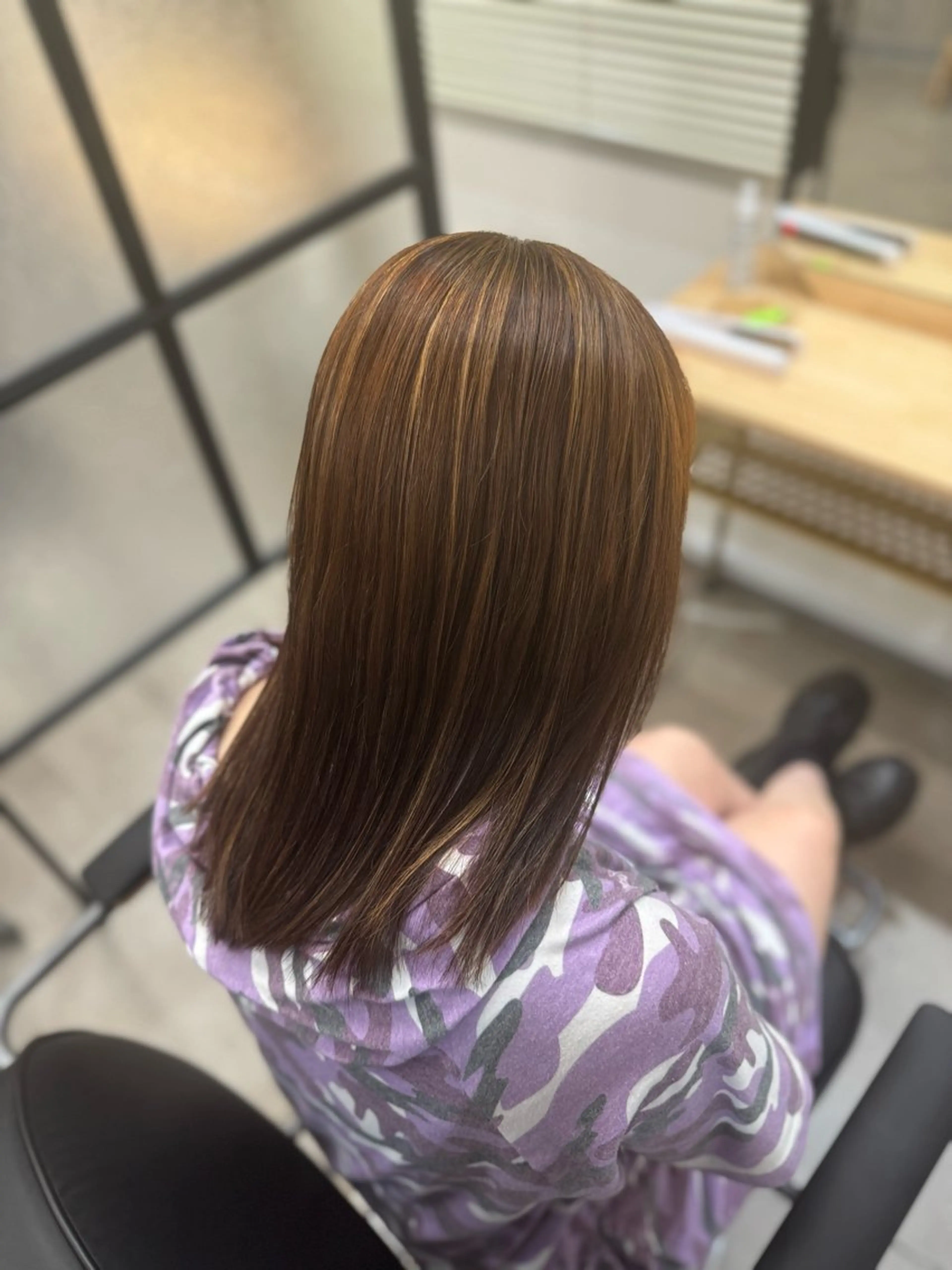 セミロング カット ヘアカラー 【8月特別割引】 小林　智博のヘアスタイル