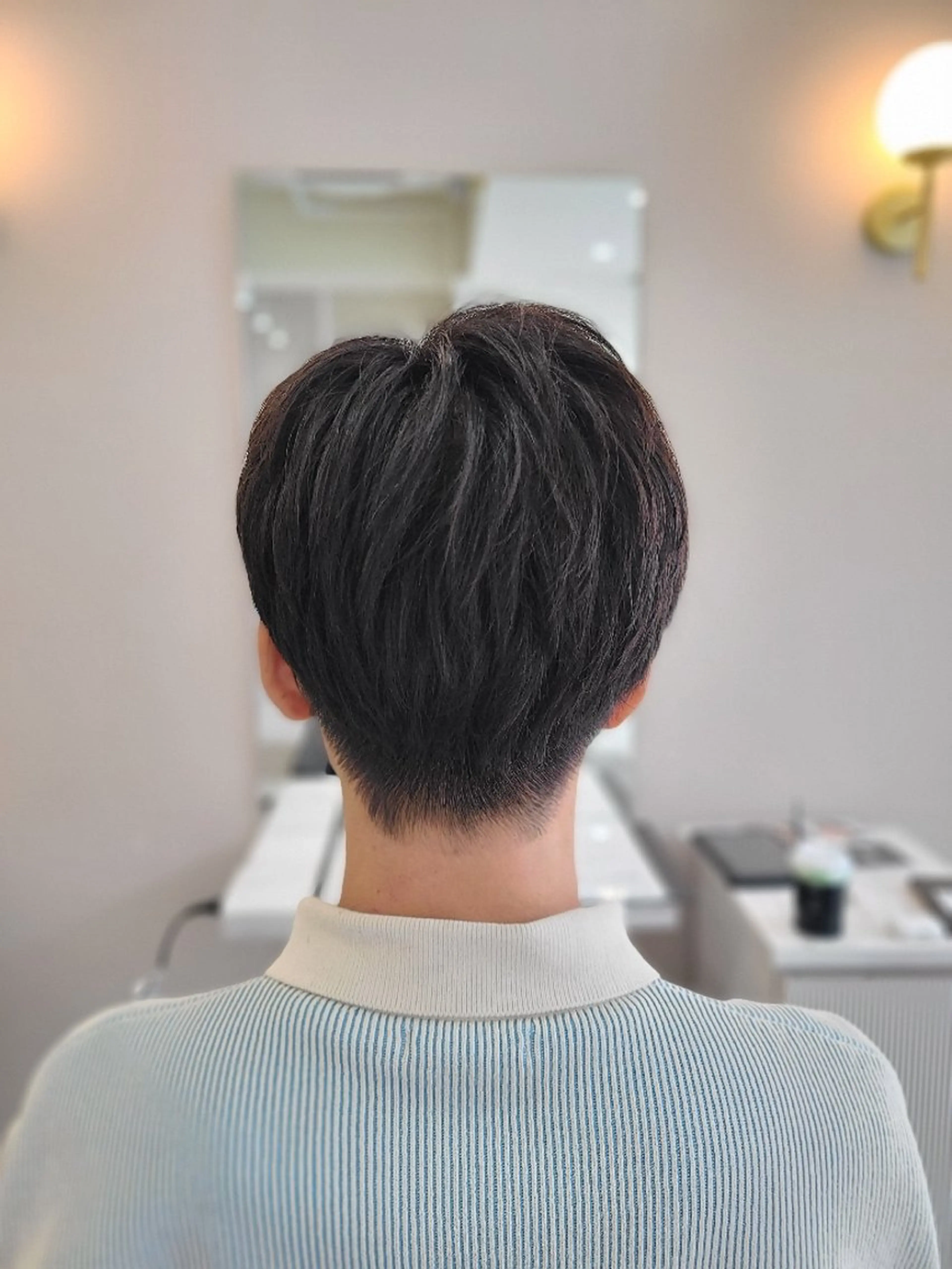 似合わせメンズカットの写真