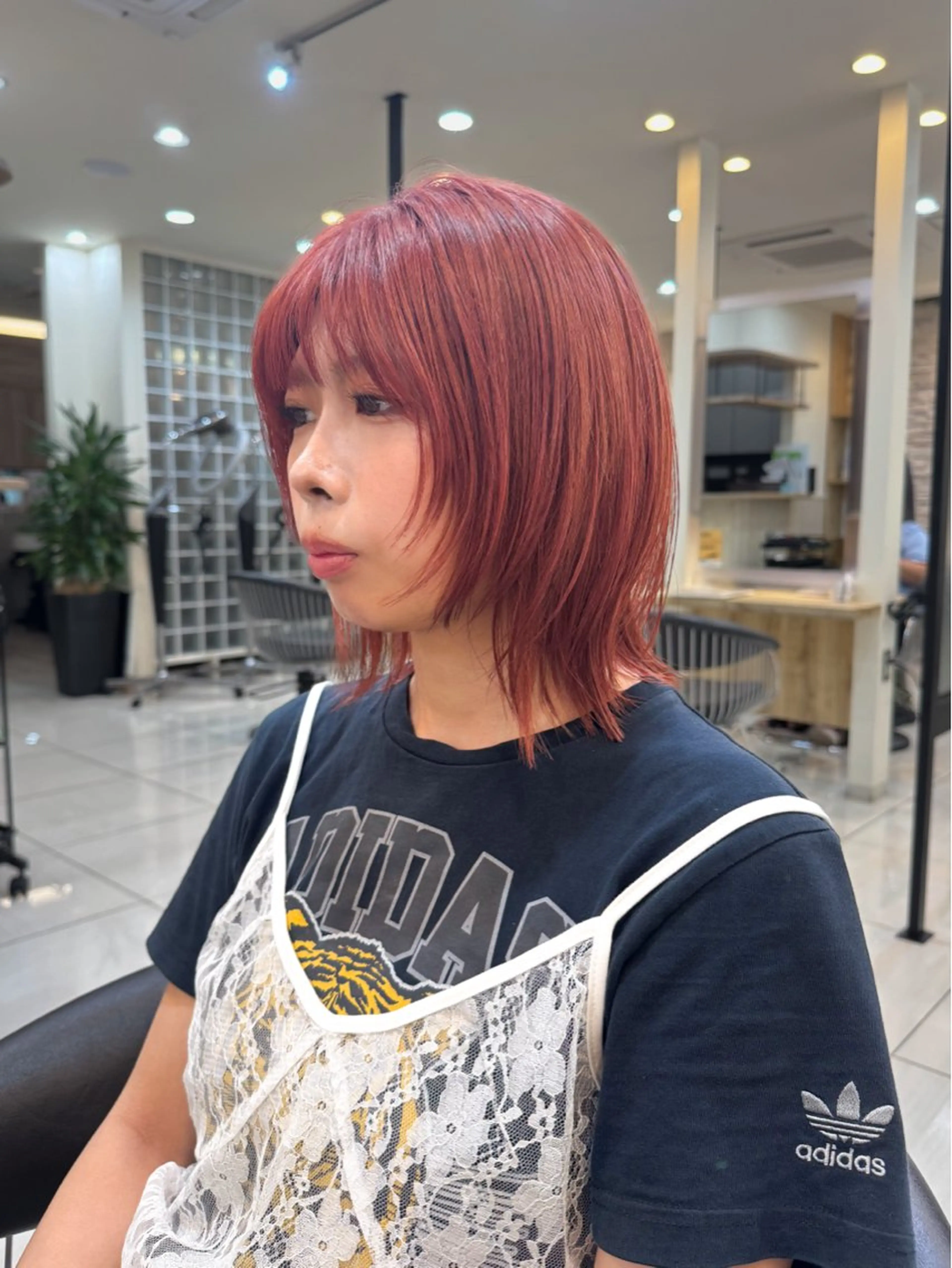 ミディアム カラー ブリーチ カット ヘアカラー Seeknext // Rukaのヘアスタイル