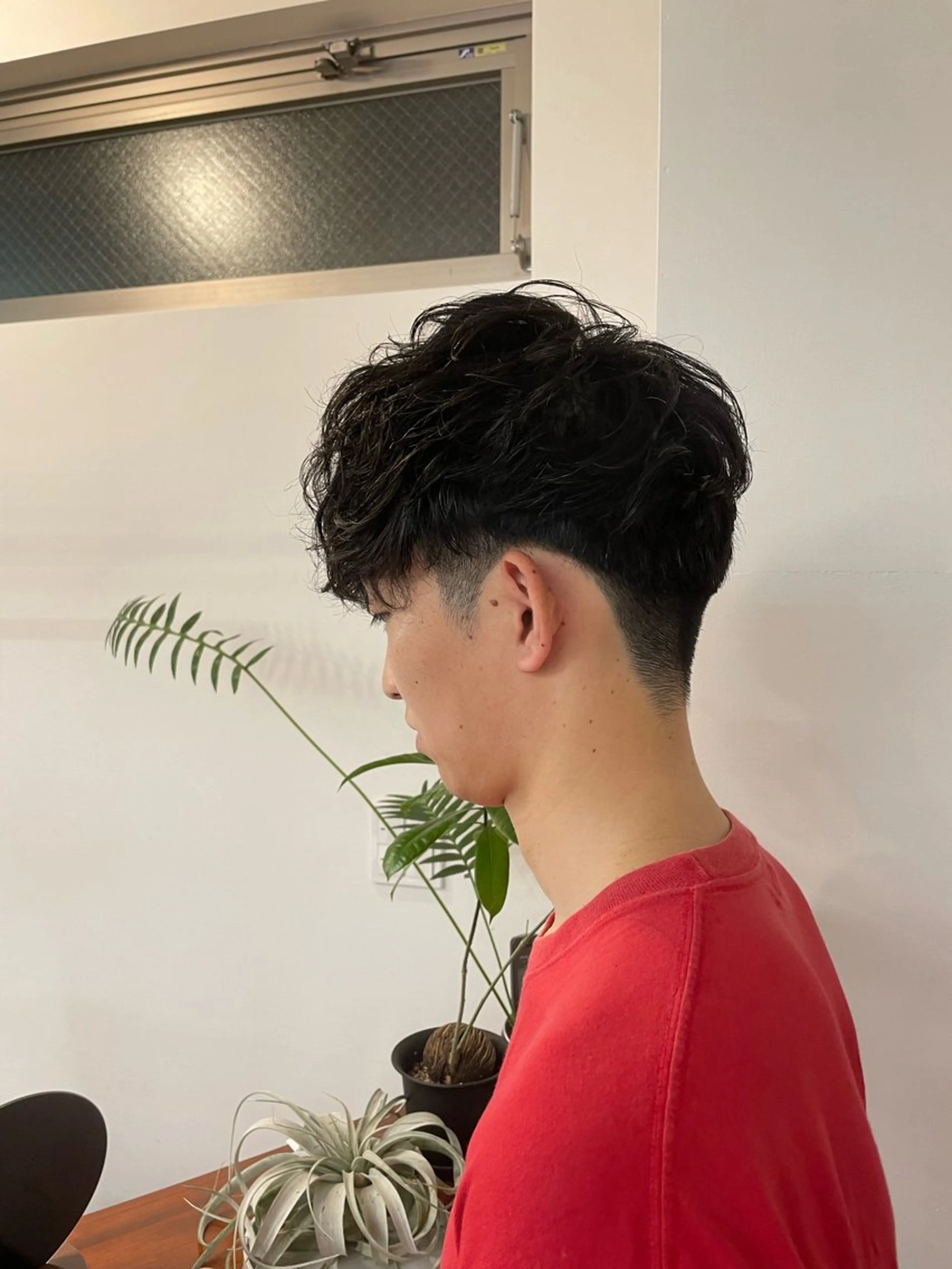 メンズ メンズパーマ 刈り上げ hana✂︎メンズ ニュアンスパーマのヘアスタイル