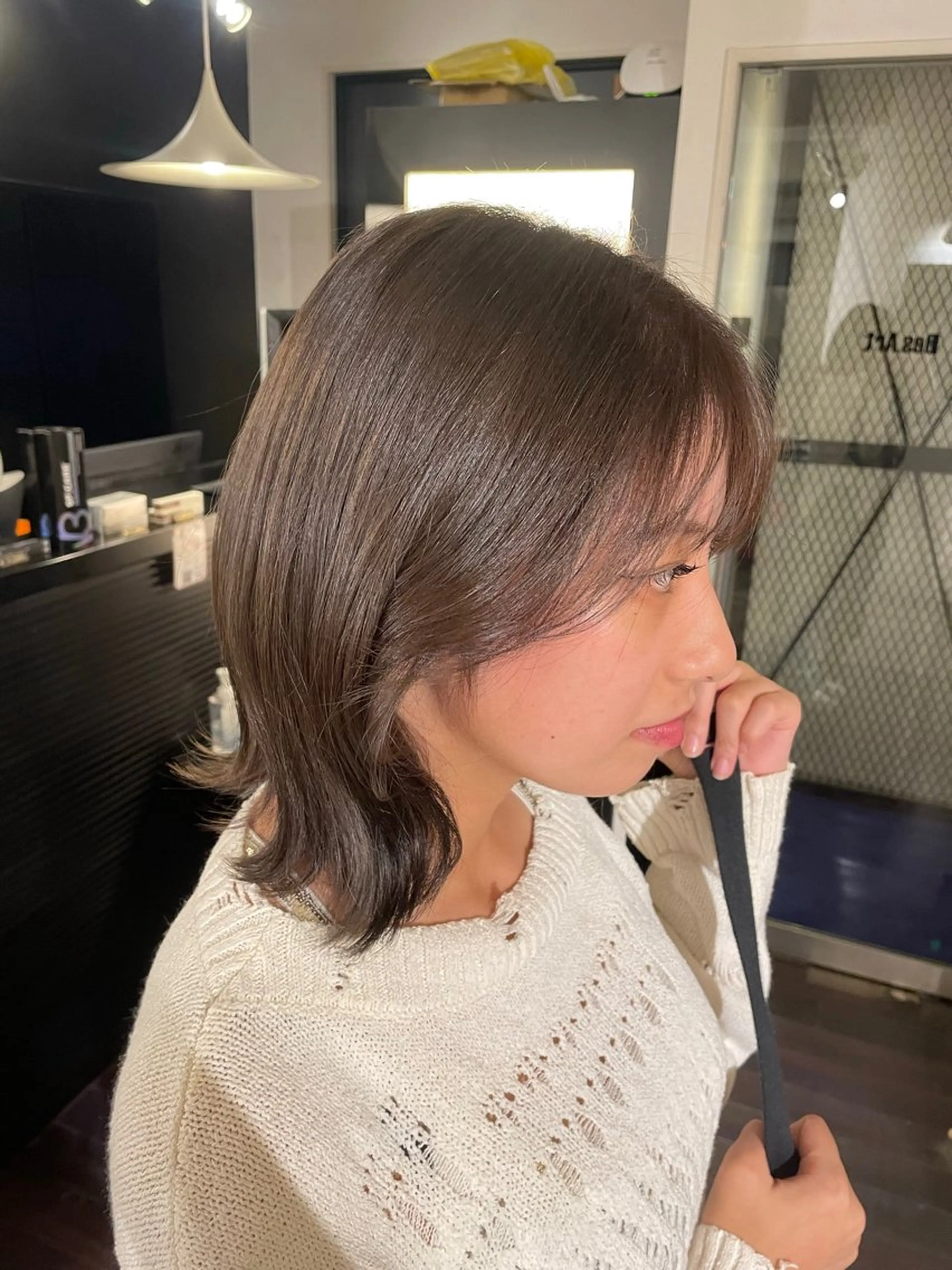 ミディアム カラー ブラウンカラー 透明感カラー micoto kuronoのヘアスタイル