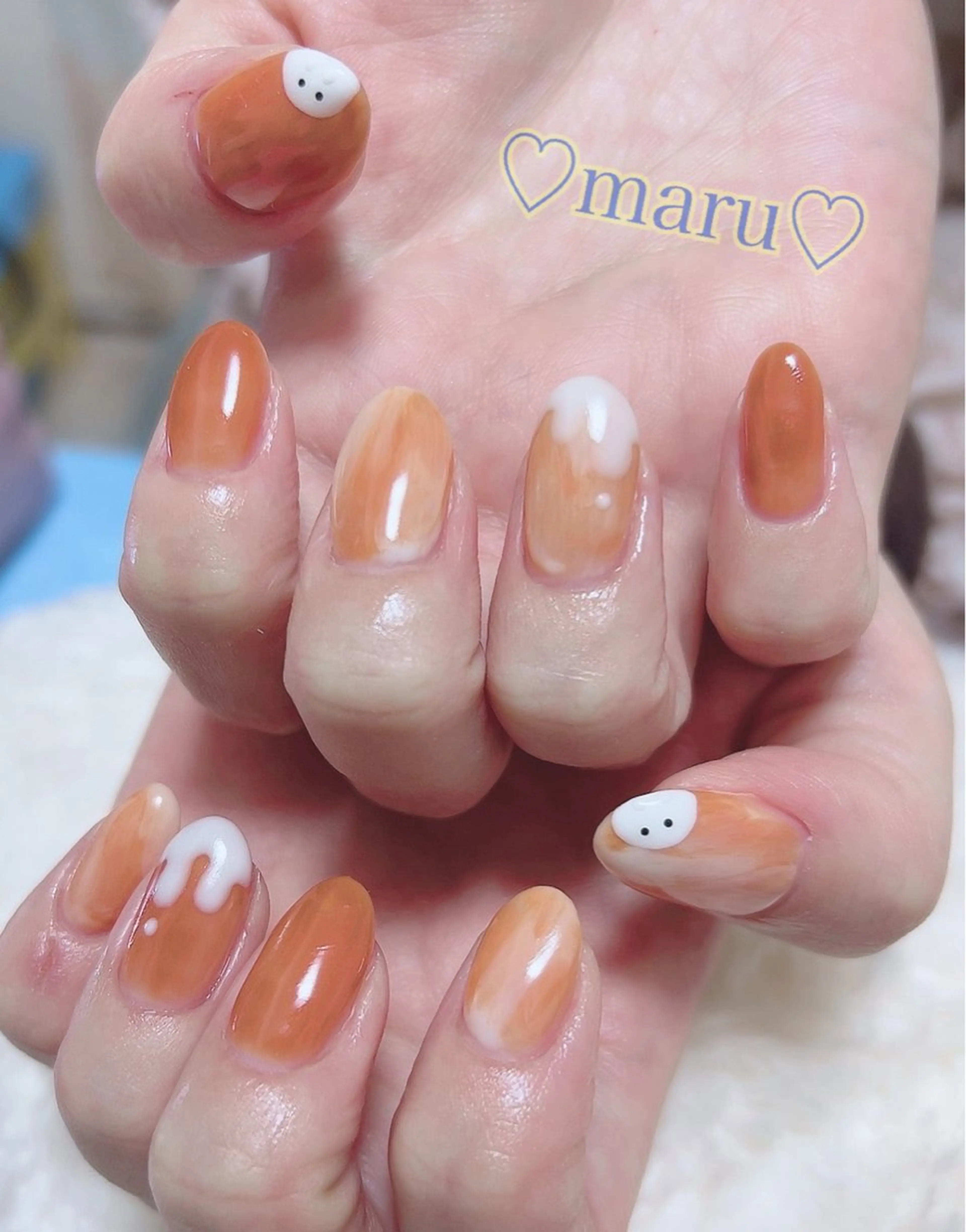 ネイル ハンドネイル フットネイル まるみ♡8/25- 31お休み🙇‍♀️のネイルデザイン