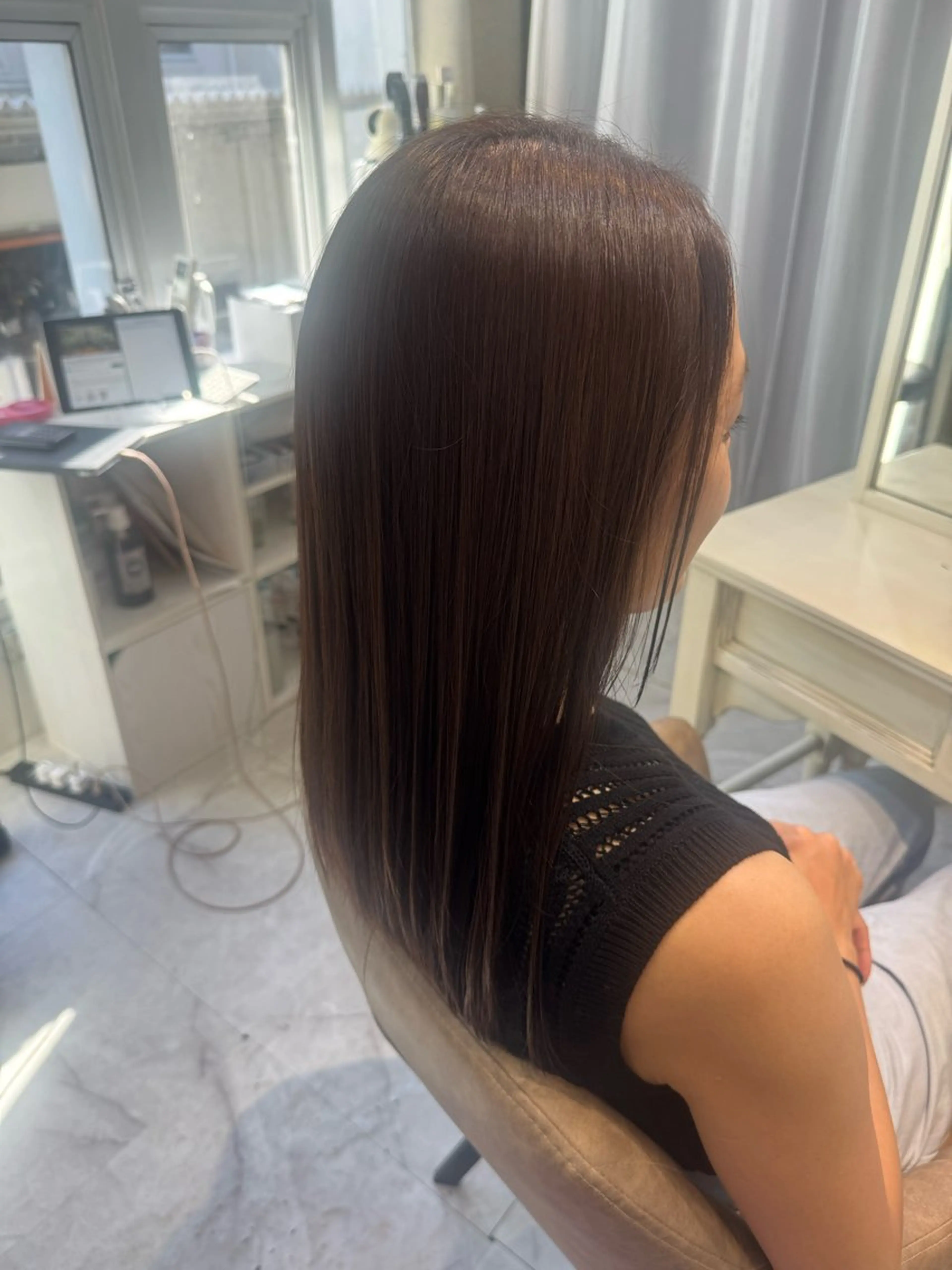 セミロング カラー ベージュカラー 髪質改善 トリートメント カット ヘアカラー Fuu.by lupine所属・本日空きあり 🌟misatoのヘアスタイル