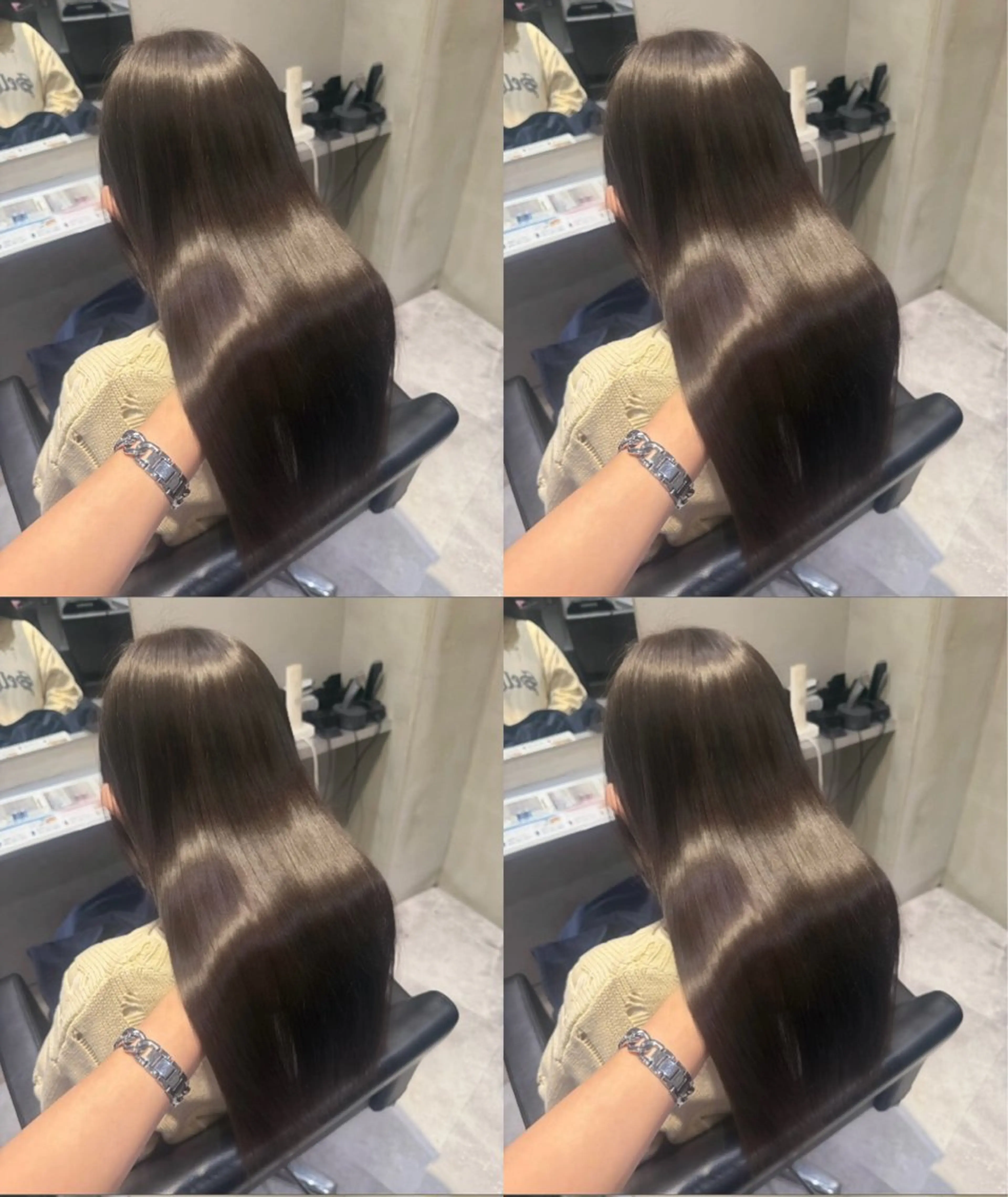 ロング カラー カット ヘアカラー トリートメント 韓国レイヤー× 透明感 ひかるのヘアスタイル