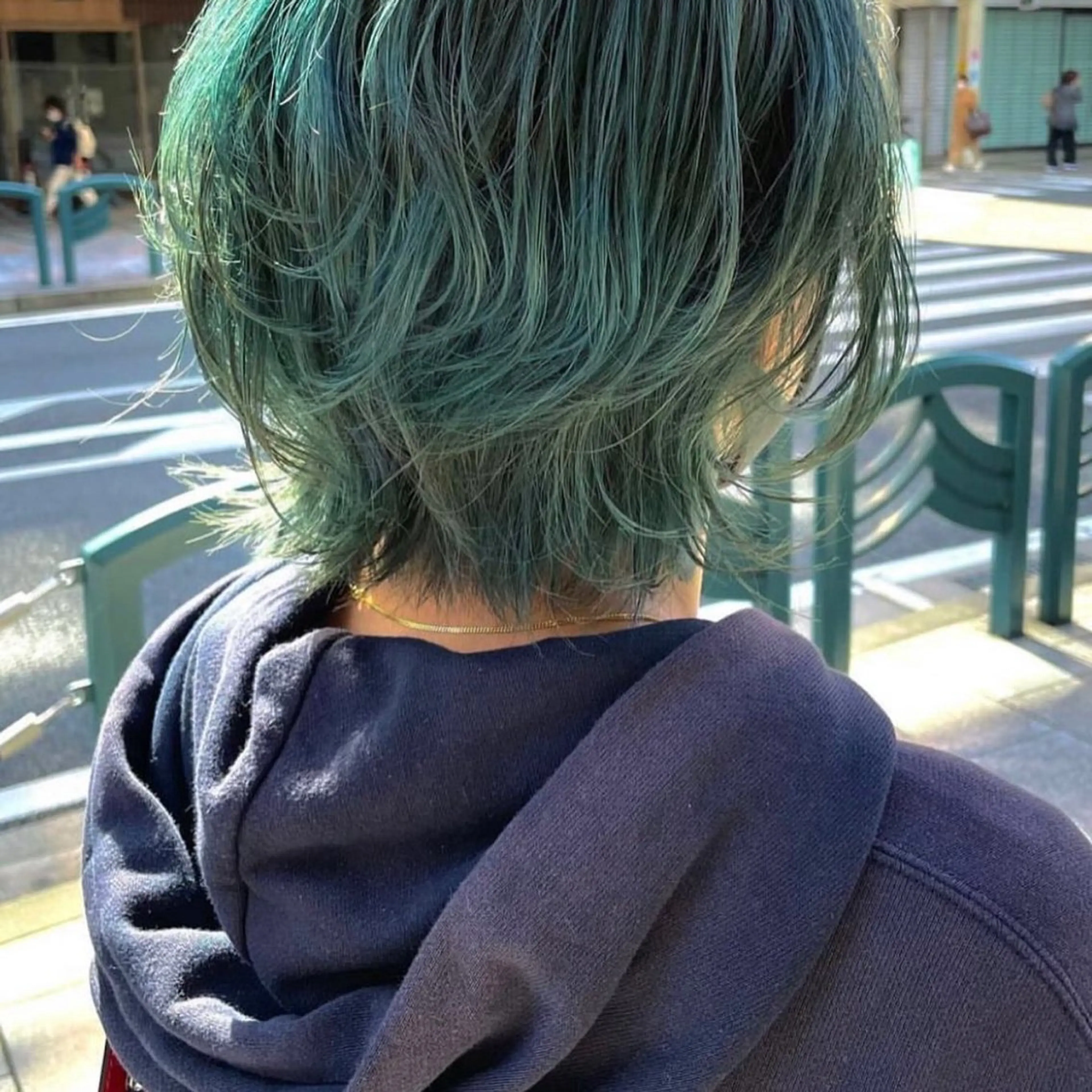 ショート カラー ボブレイヤー ボブ レイヤーカット nui所属・清水優/ボブ/ レイヤー/髪質改善のヘアスタイル