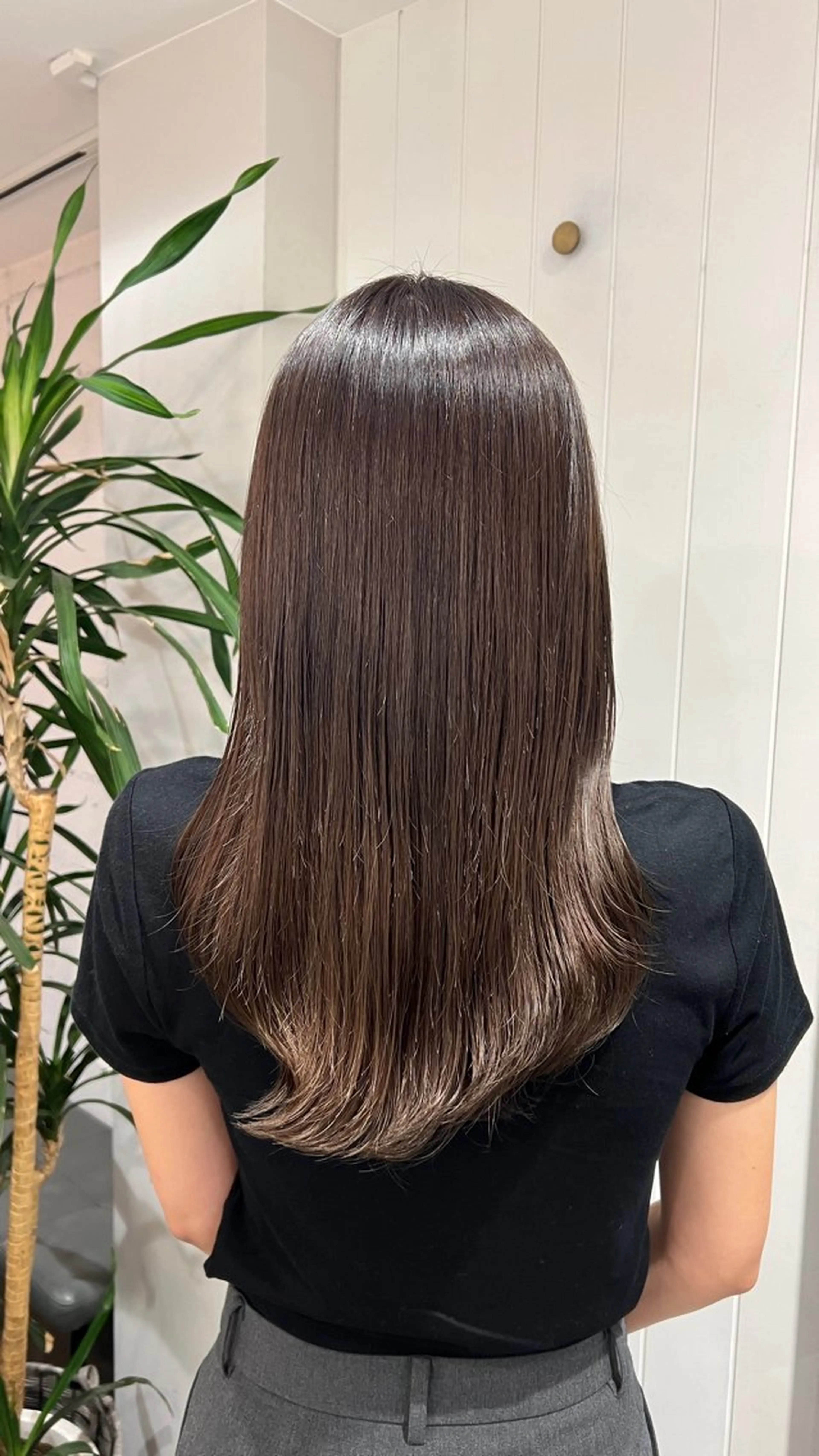 セミロング カラー ☆ 透明感カラー HARUKA ☆のヘアスタイル