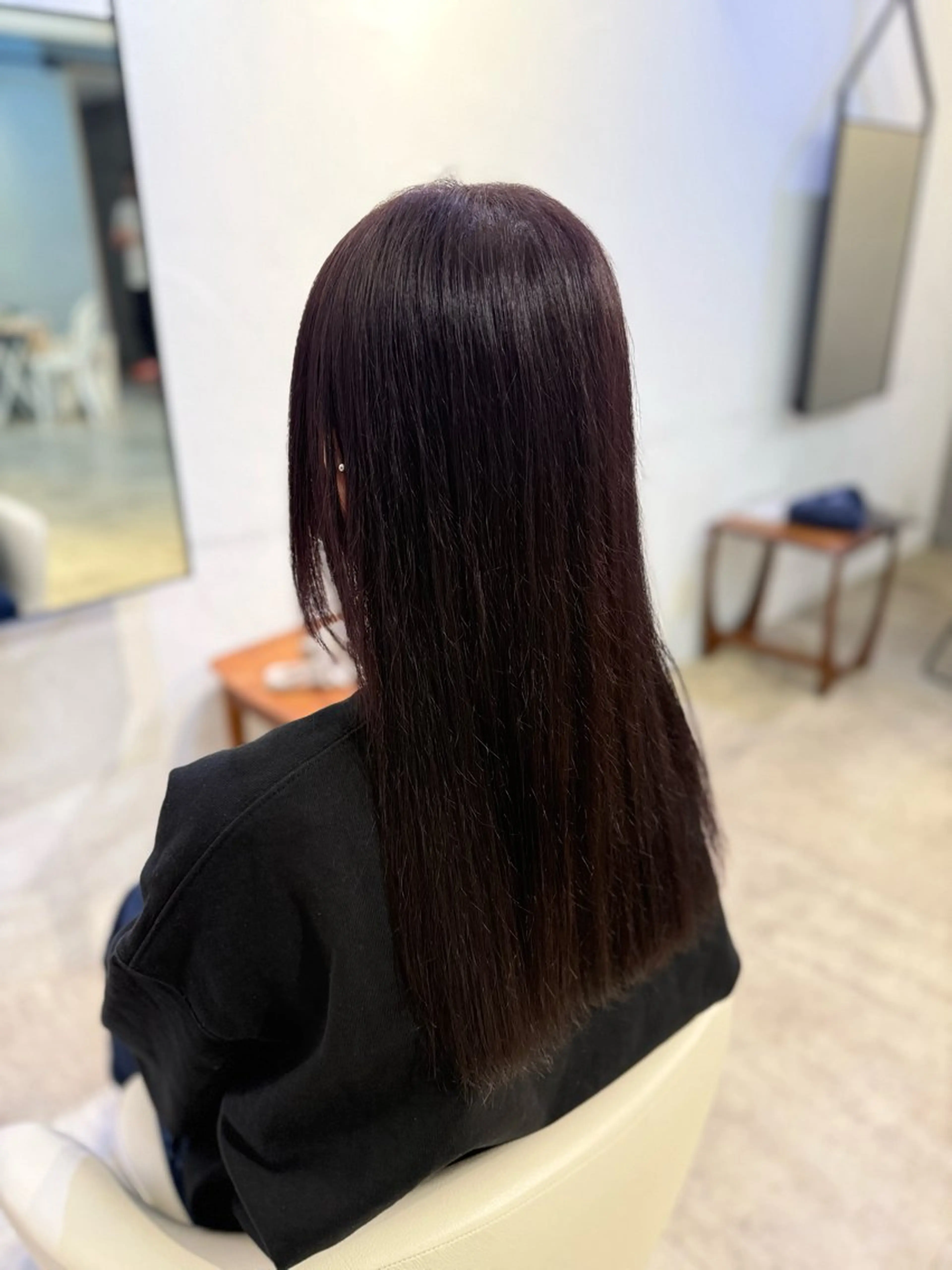 ロング カラー 目黒 花奈のヘアスタイル