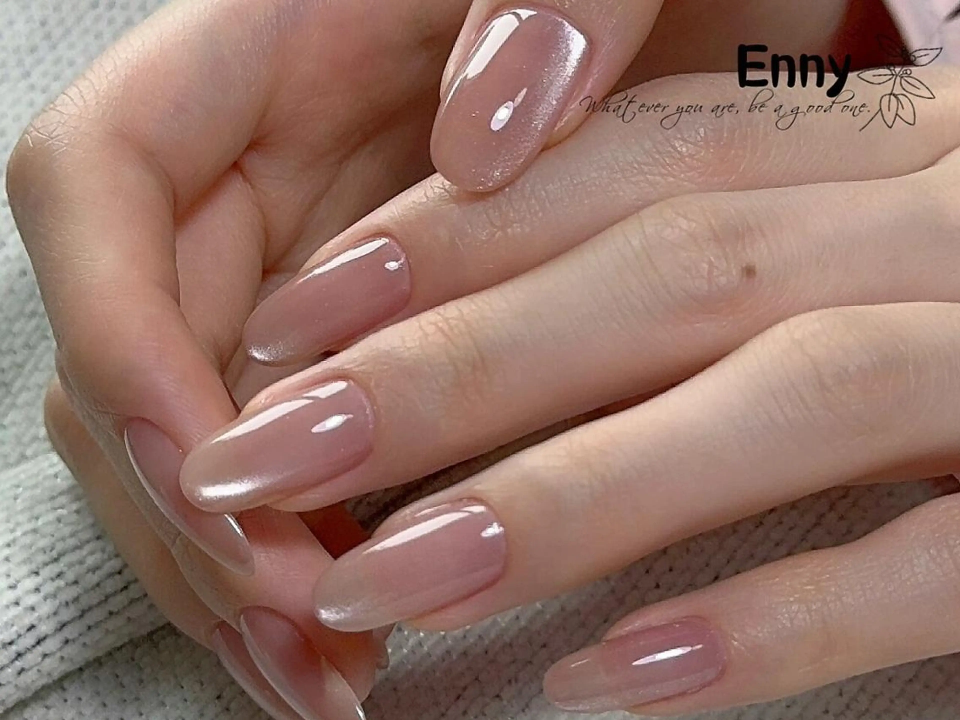 ネイル チークネイル 長さ出し フラッシュネイル フットネイル フレンチネイル Nailsalon Ennyのネイルデザイン