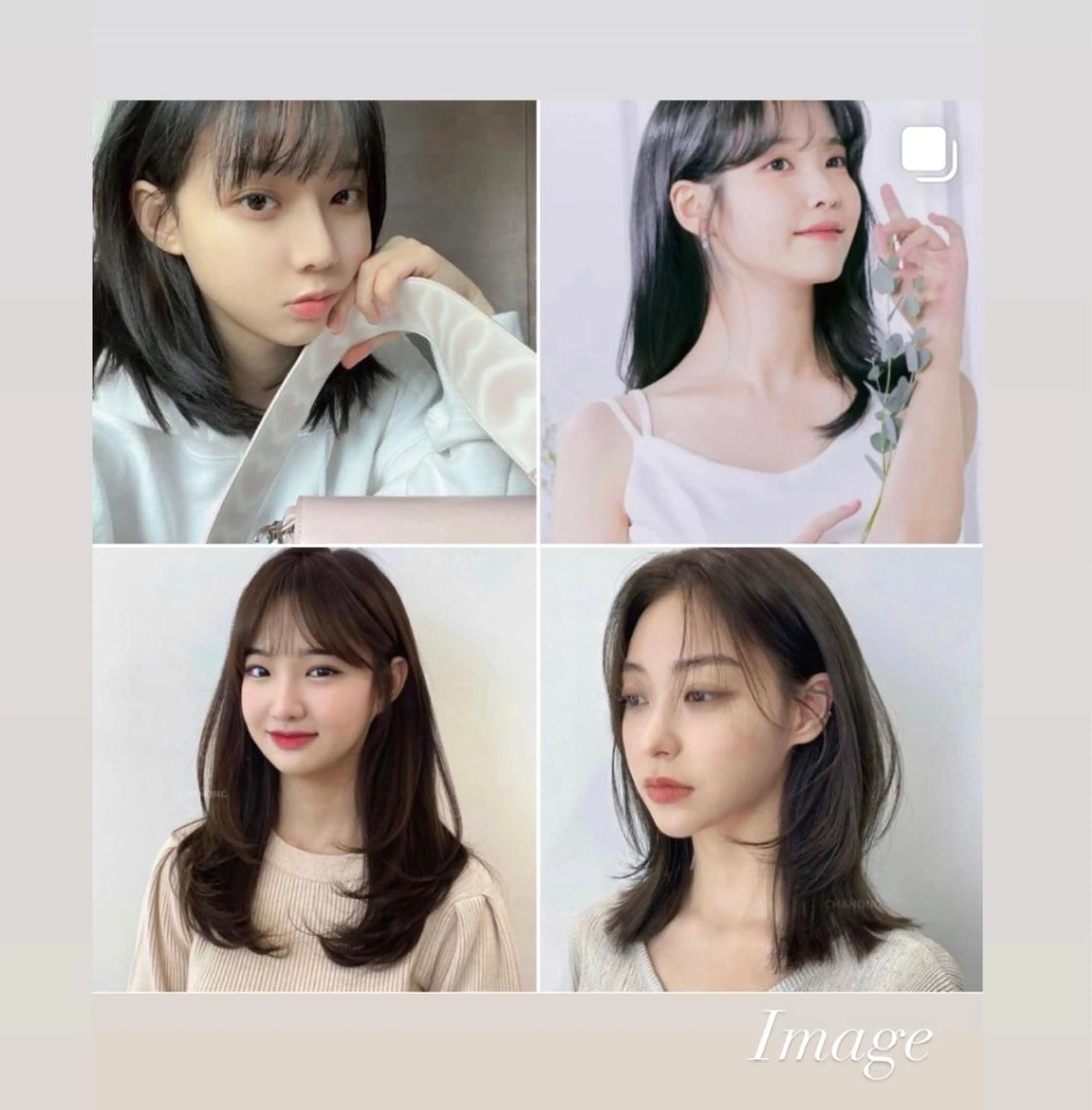 ミディアム ハイレイヤー 韓国風ヘア レイヤーカット カット ❤︎︎韓国ヘア❤︎︎ 𝑺𝒉𝒊𝒉𝒐のヘアスタイル