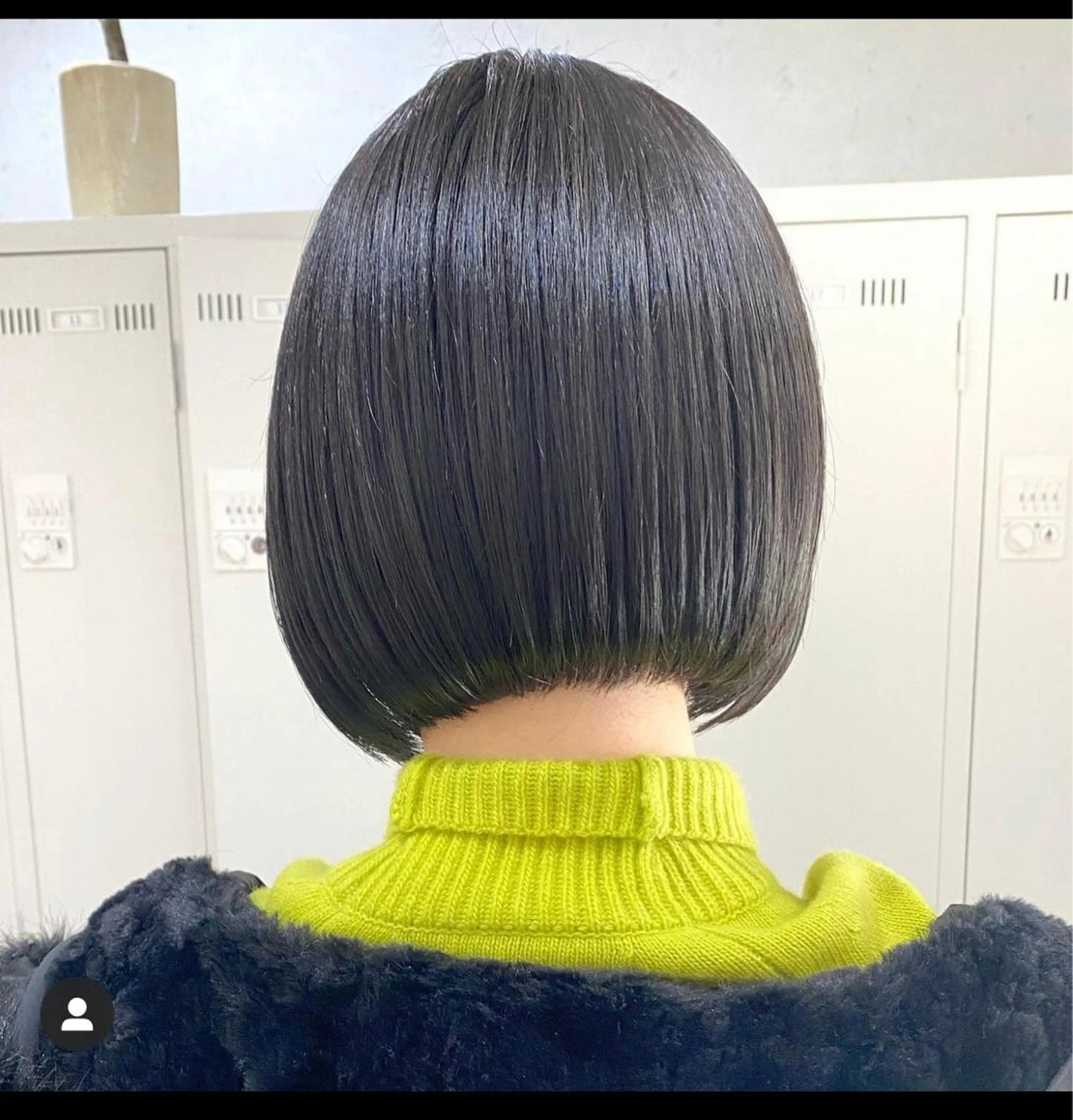 ショート アッシュ アッシュグレー アッシュグレージュ ミストバング ピンクブラウン Bob＆ハイトーン 専門家CHIHIROのヘアスタイル