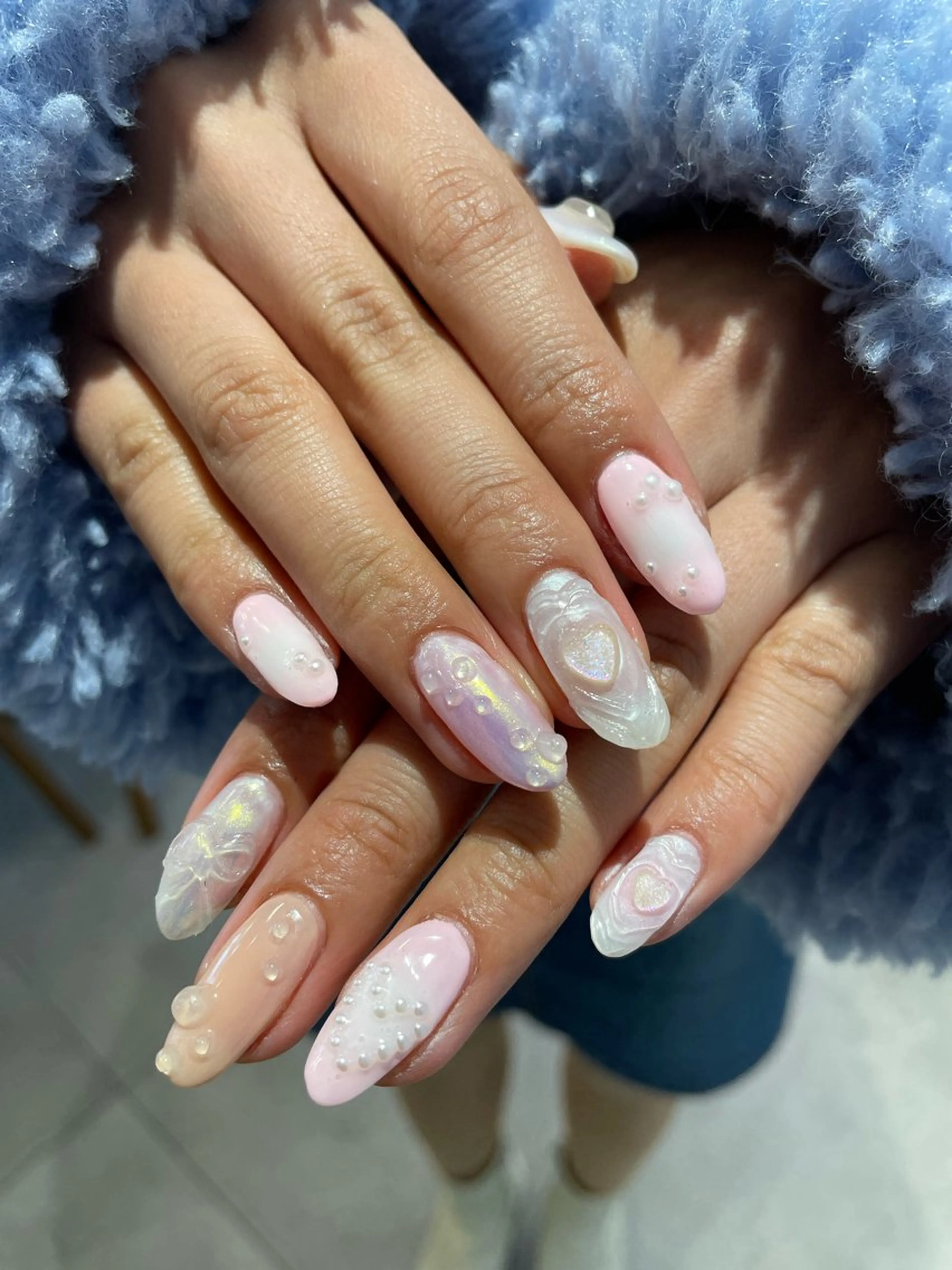 ネイル ジェルネイル パラジェル ハンドネイル hair&nail ☯️アイリ☯️のネイルデザイン